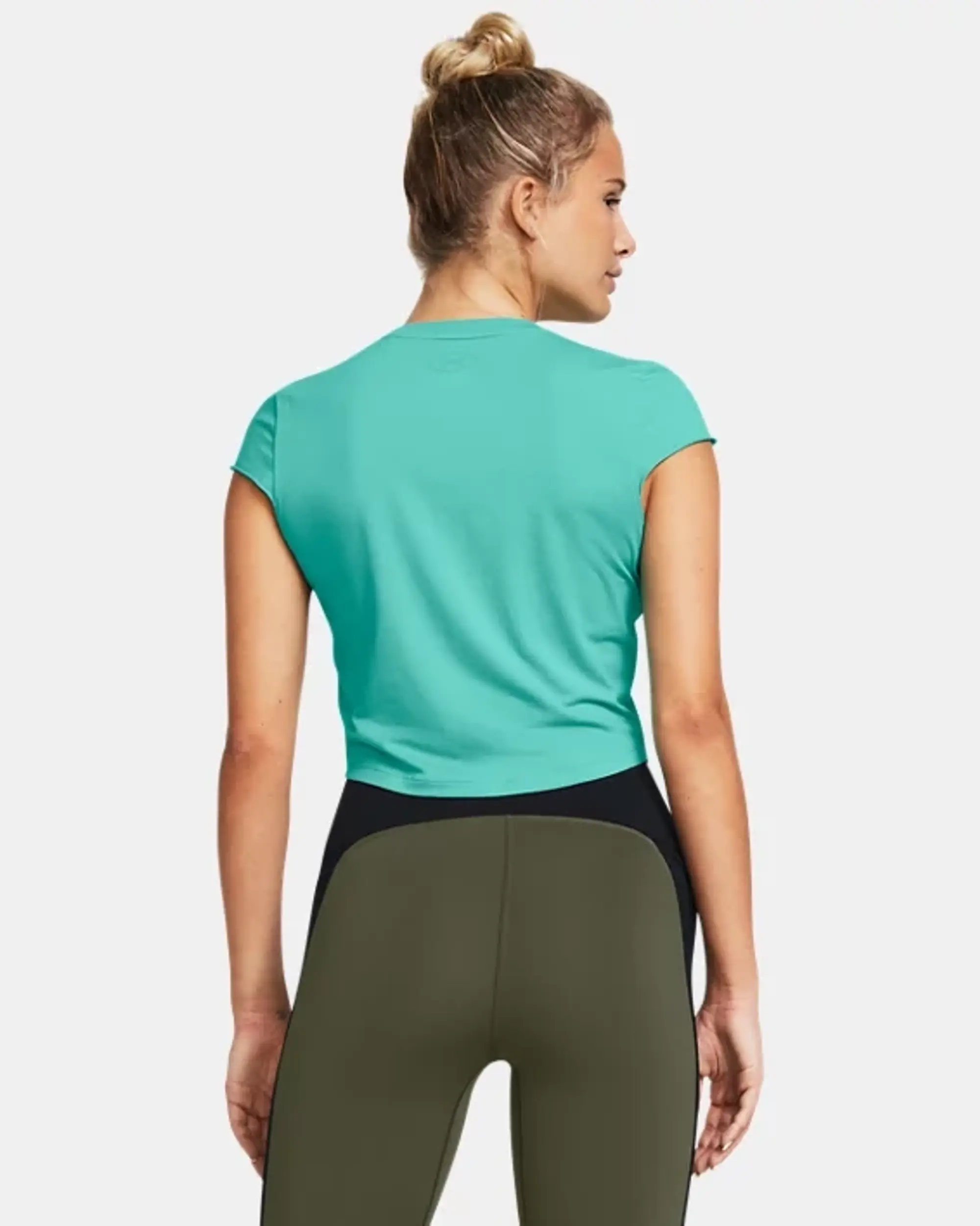 Under Armour Armour Pjt Rck Nght Shft Cap T Q4 Gym Top Womens - Green