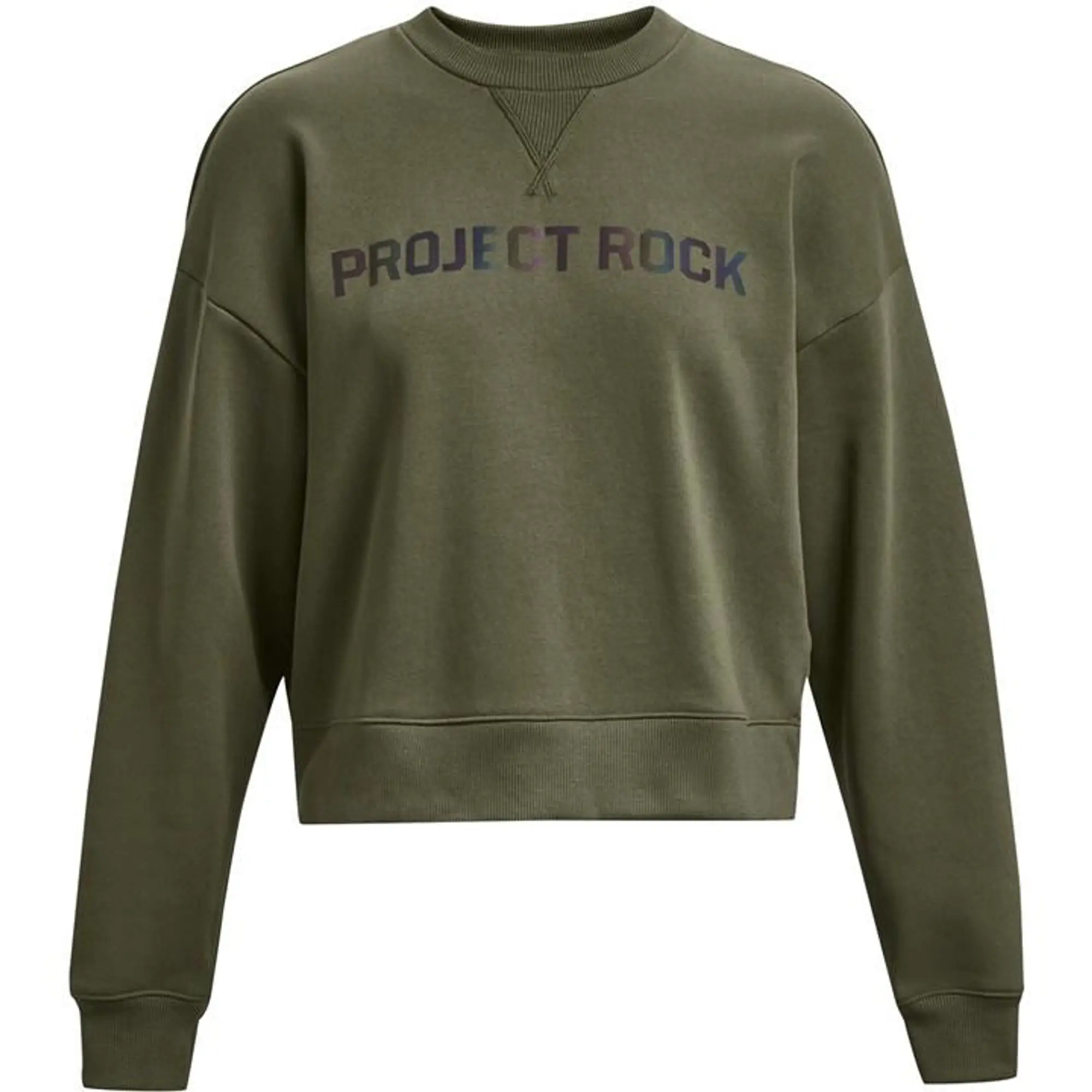 Under Armour Armour Pjt Rck Hw Leg Day Crew Sweatshirt Womens - Green