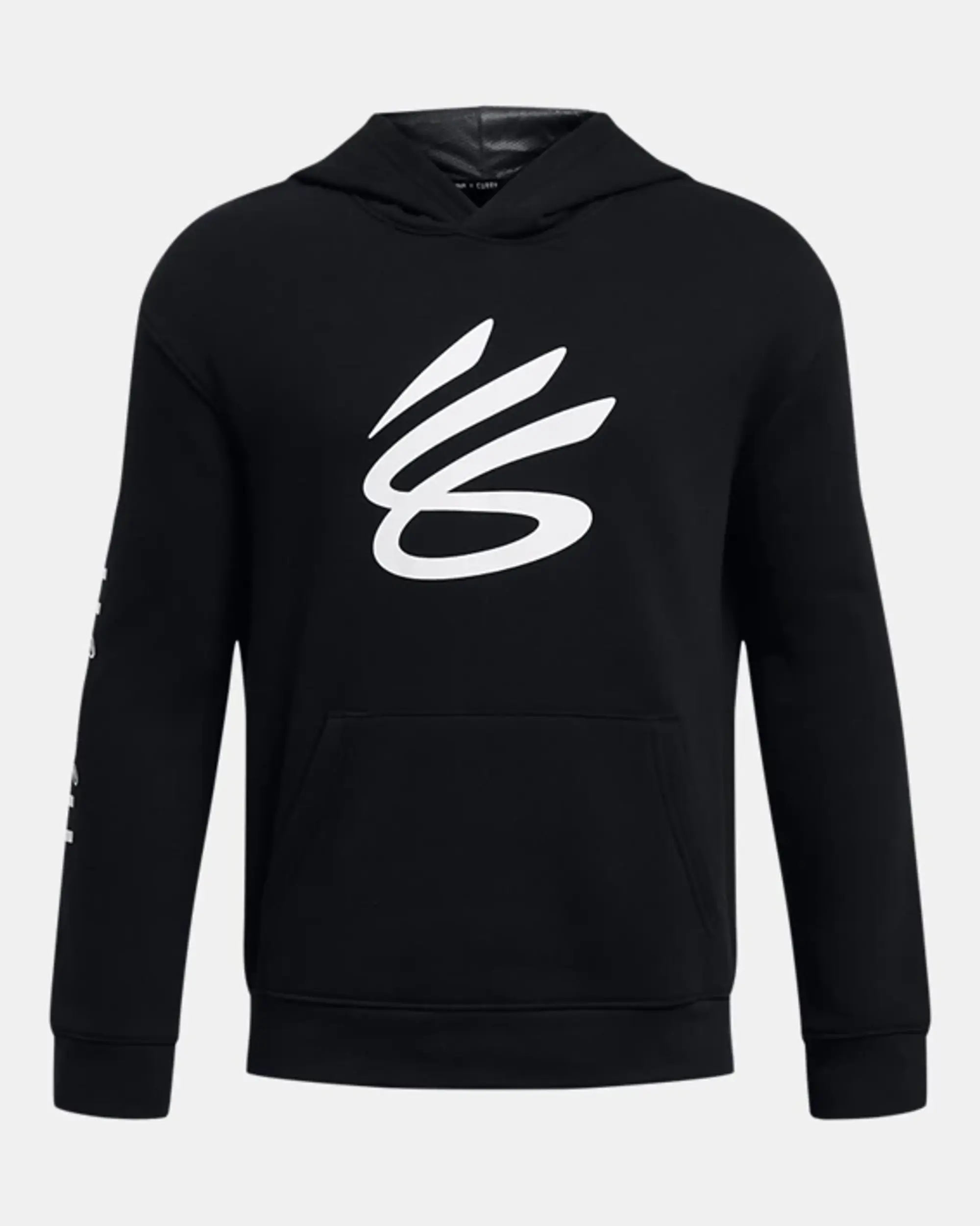 Under Armour Boys' Curry Splash Hoodie Black / White YSM (50 - 54 in)