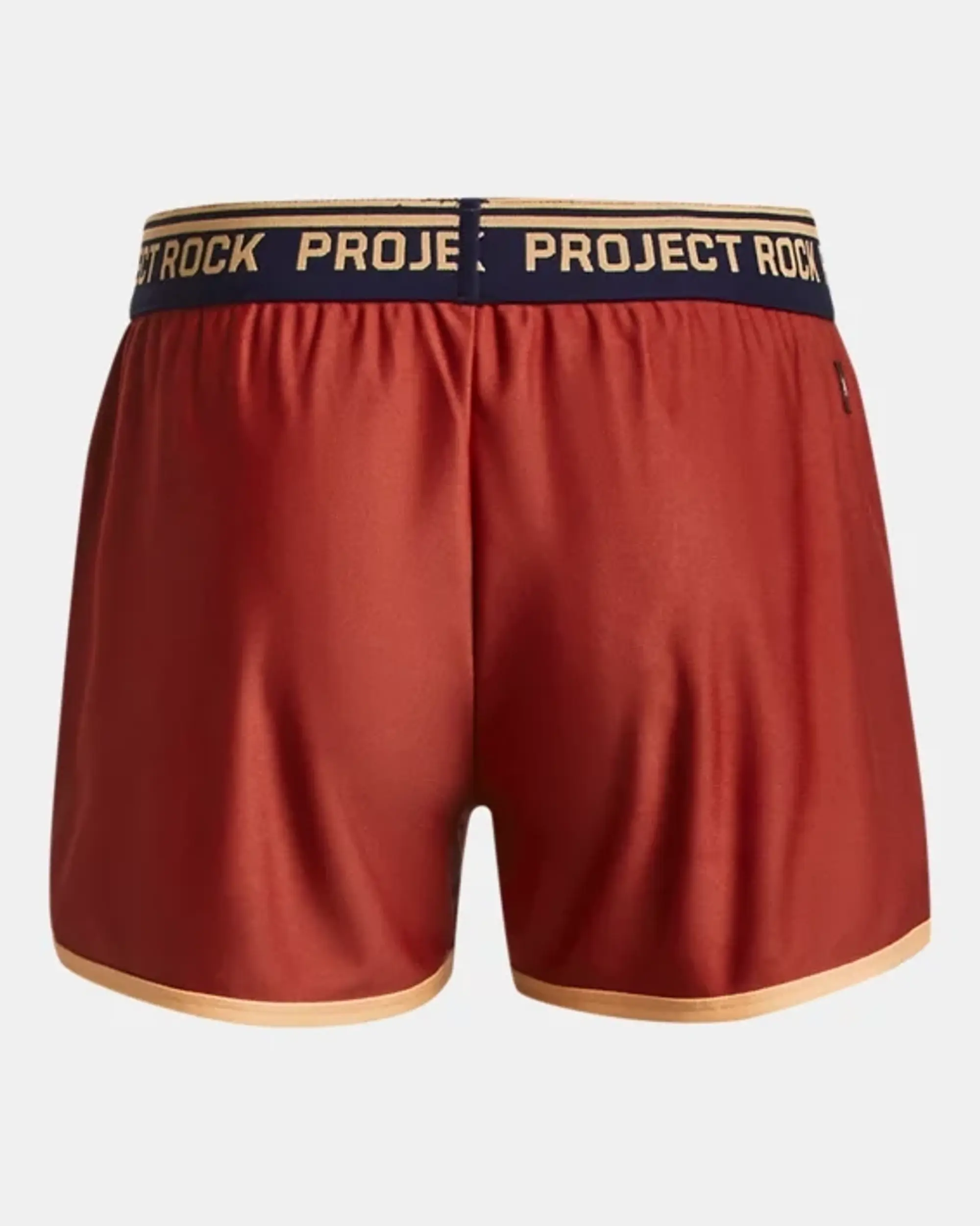 Under Armour Project Rock Play Up Shorts Junior Girls - Red