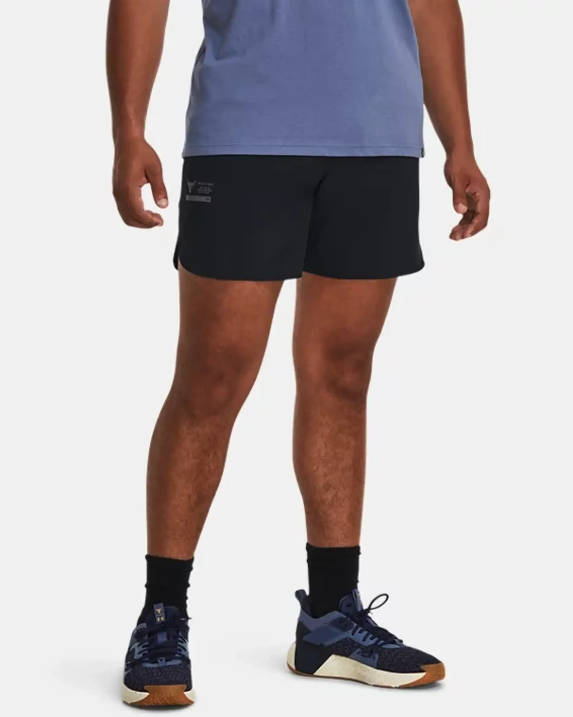 Under Armour Men's Project Rock Unstoppable Shorts Black / Pitch Gray XXL