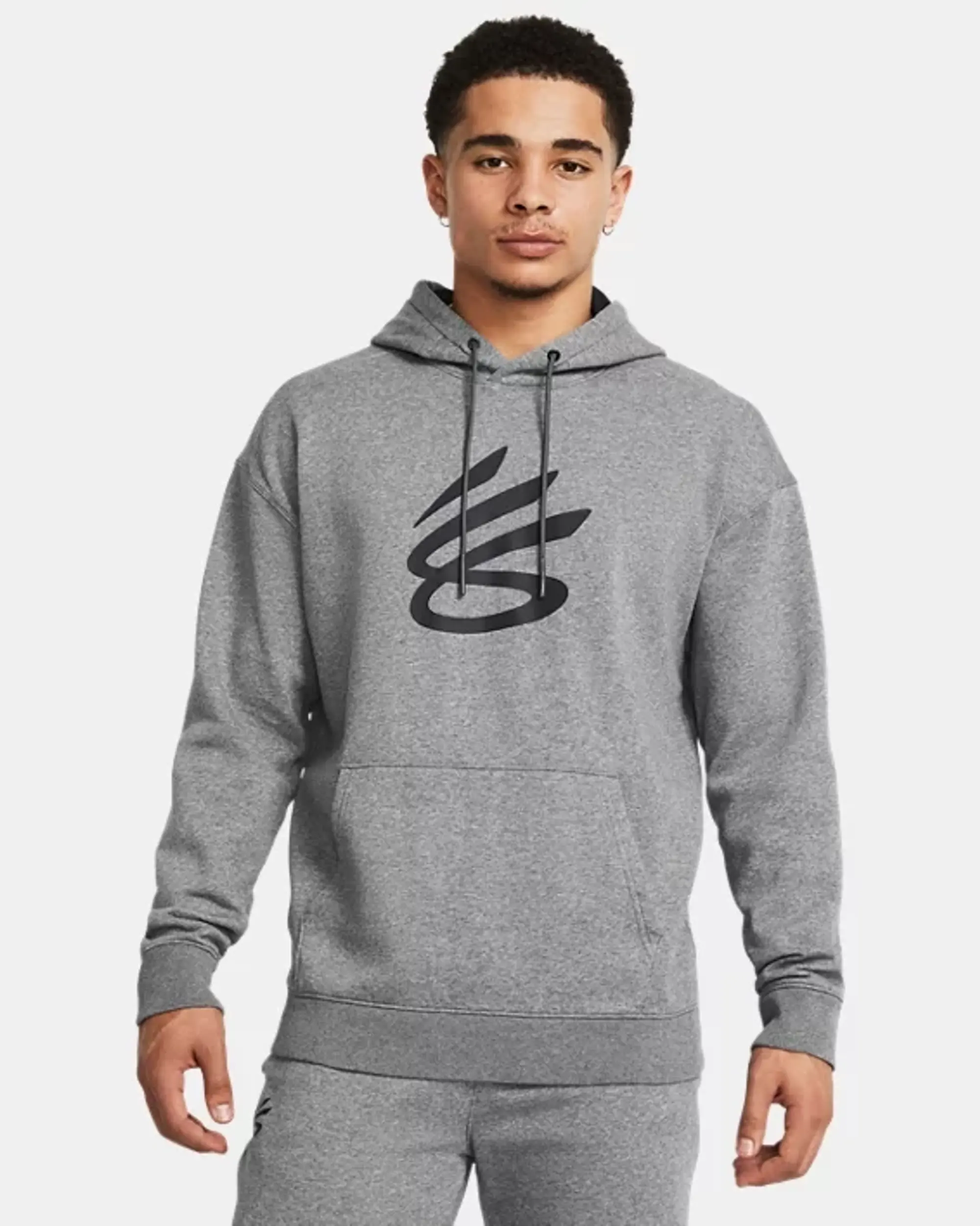 Under Armour Men's Curry Splash Hoodie Castlerock / Black L