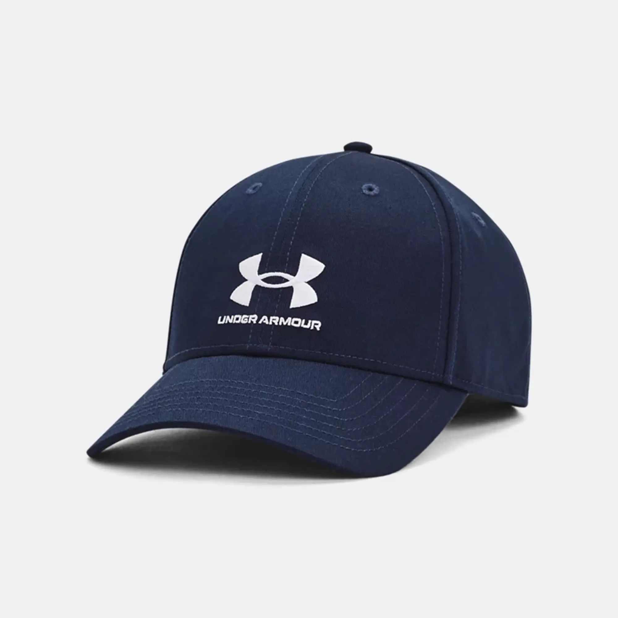 Men's  Under Armour  Branded Adjustable Cap Midnight Navy / White OSFM