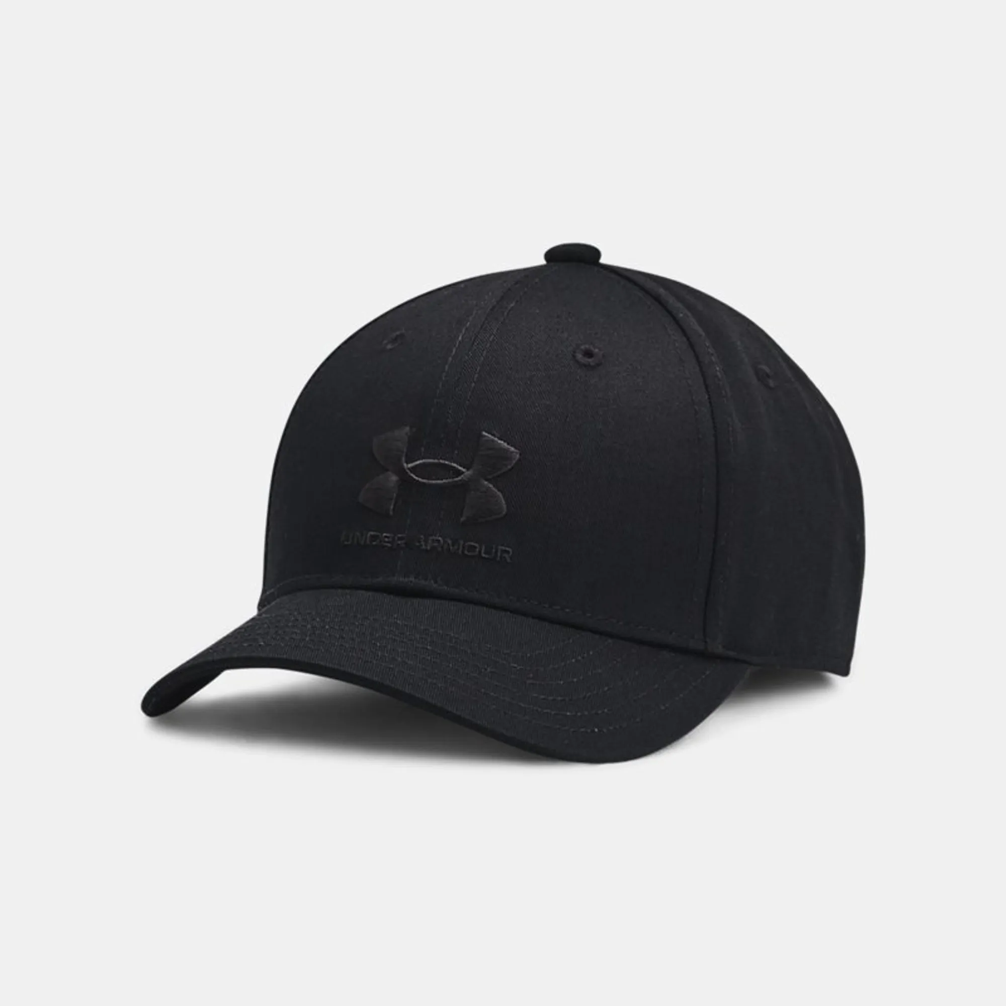 Boys' Under Armour Branded Adjustable Cap Black / Black OSFM