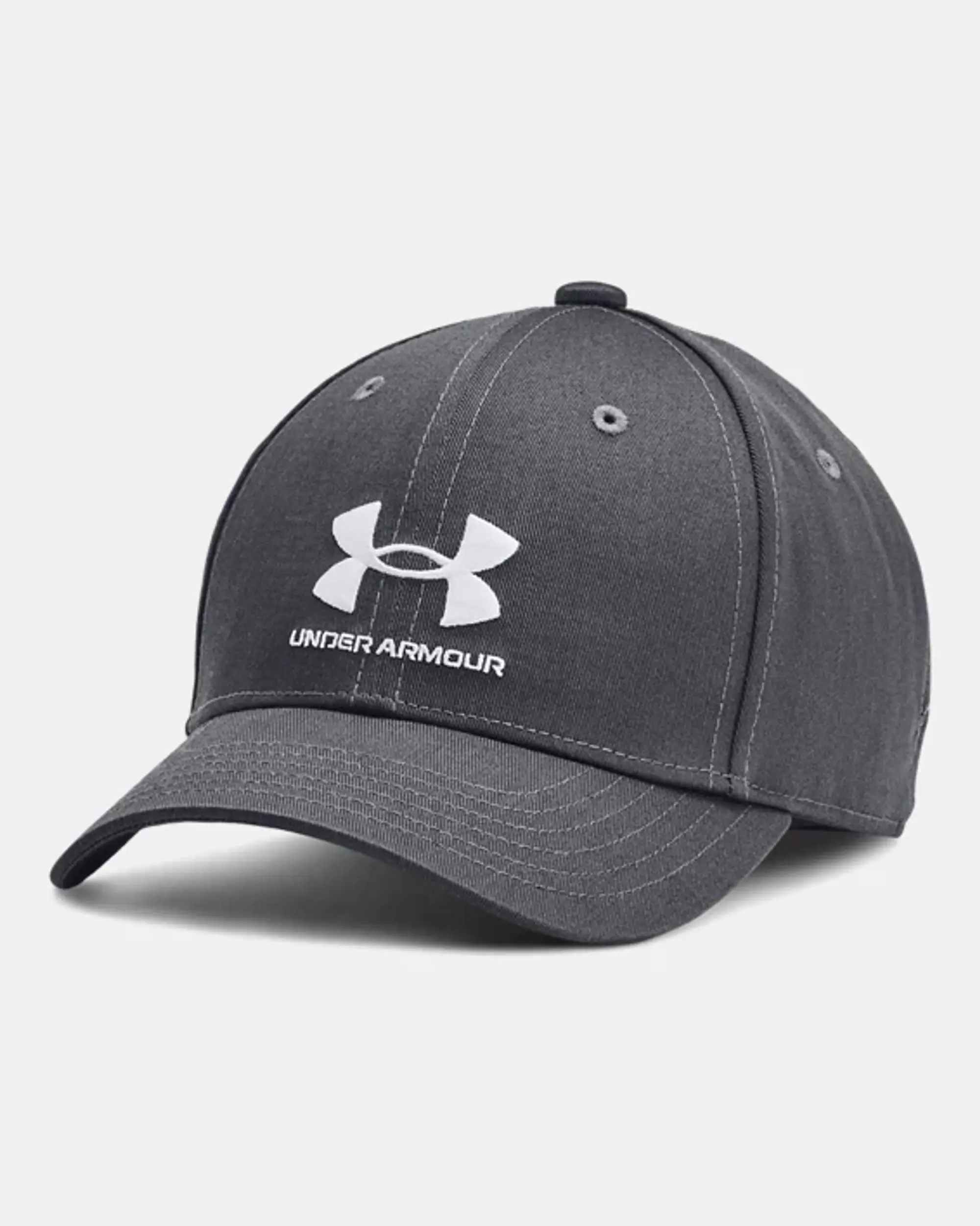 Boys'  Under Armour  Branded Adjustable Cap Pitch Gray / White OSFM