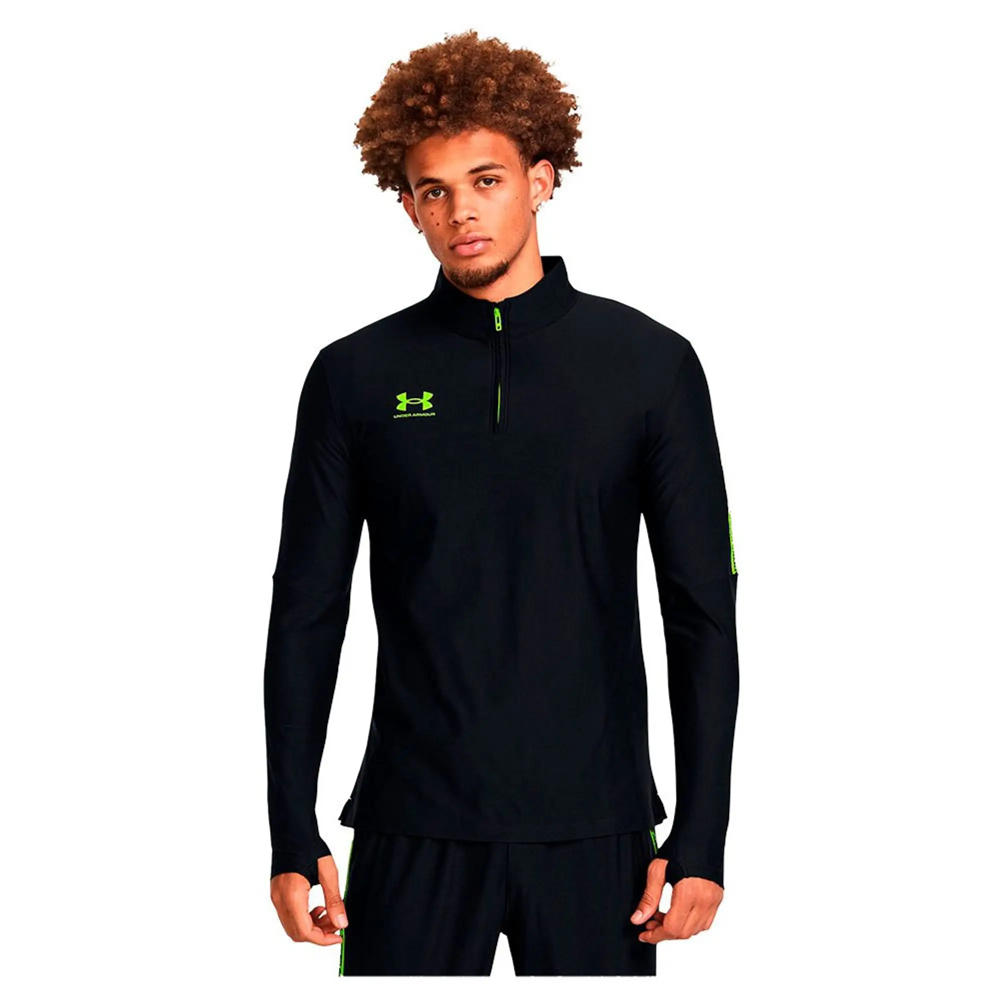 Under Armour Challenger Pro Half Zip Sweatshirt  - Black