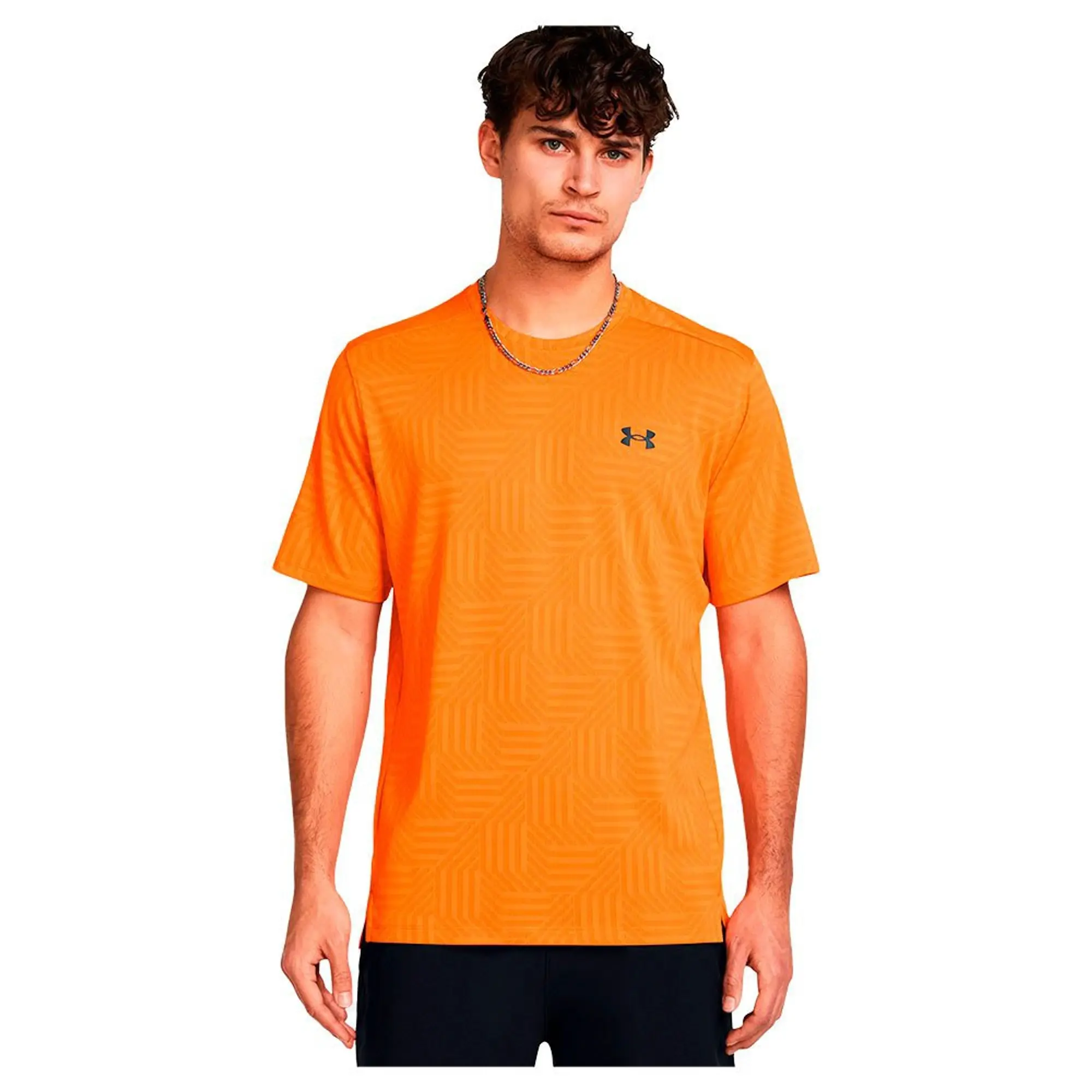 Under Armour Tech Vent Geotessa Short Sleeve T-shirt  - Orange