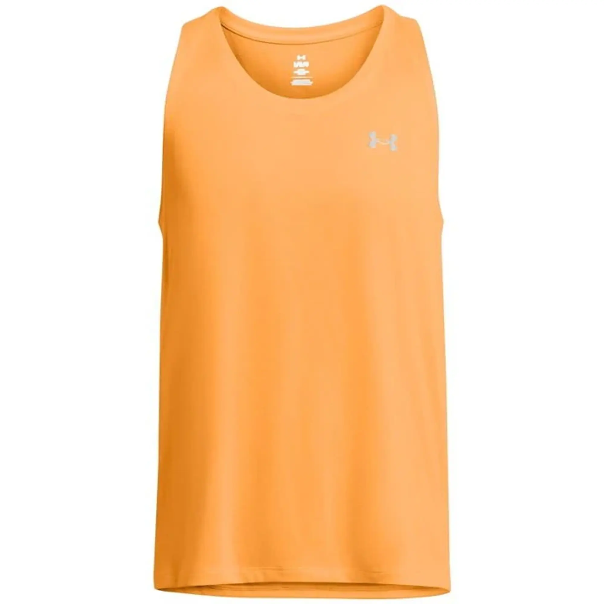 UNDER ARMOUR Mens Running Streaker Singlet - Orange/black, Orange