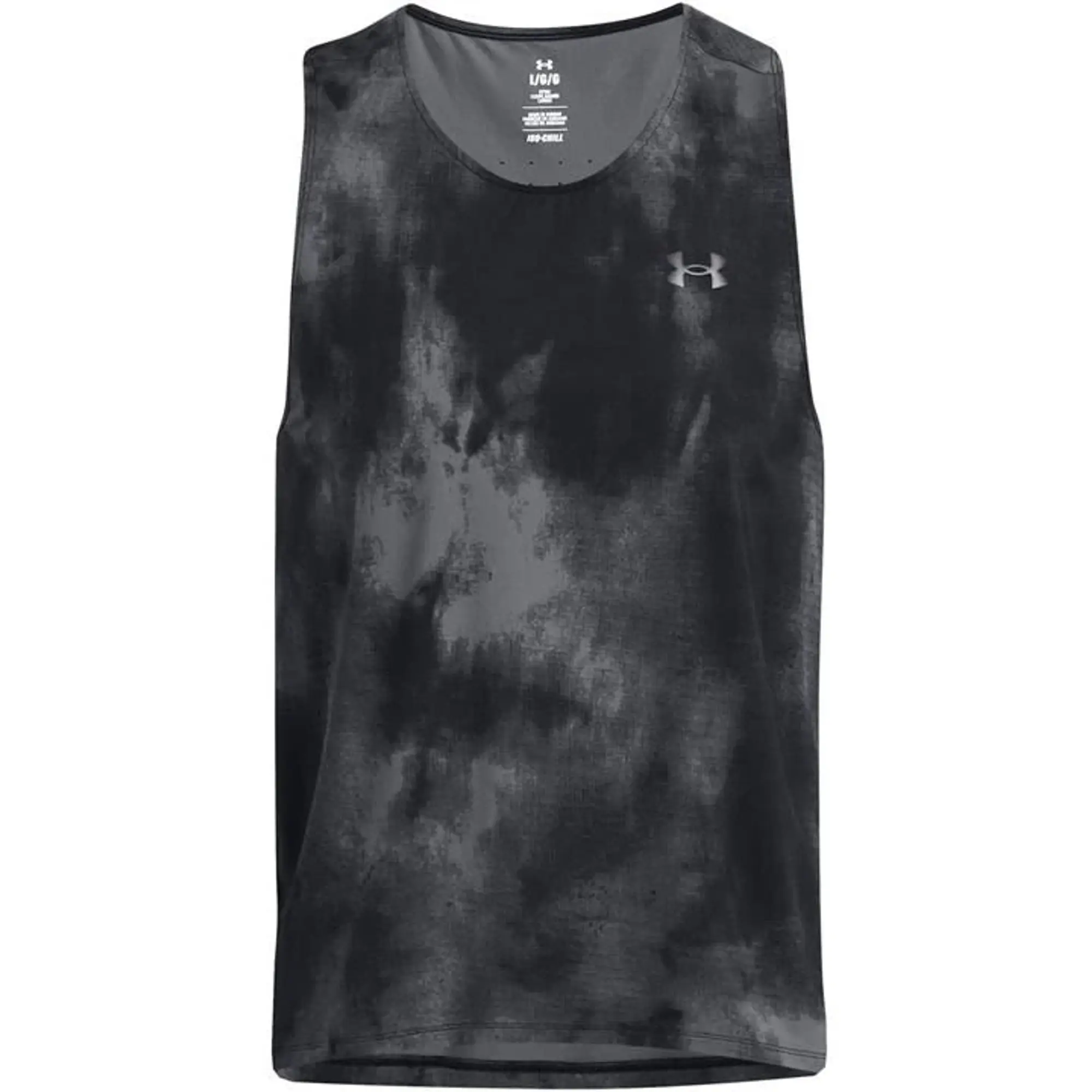 Under Armour Armour Ua Launch Elite Prt Singlet Running Vest Mens - Black