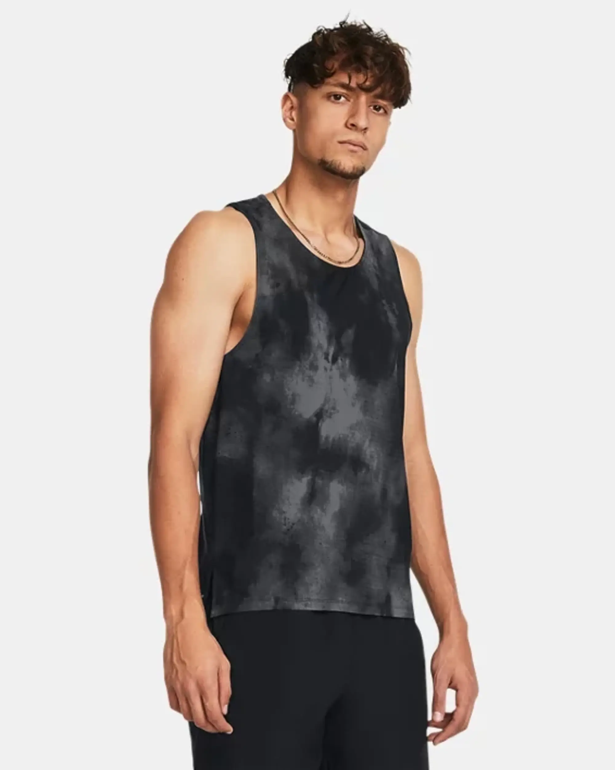 Under Armour Armour Ua Launch Elite Prt Singlet Running Vest Mens - Black