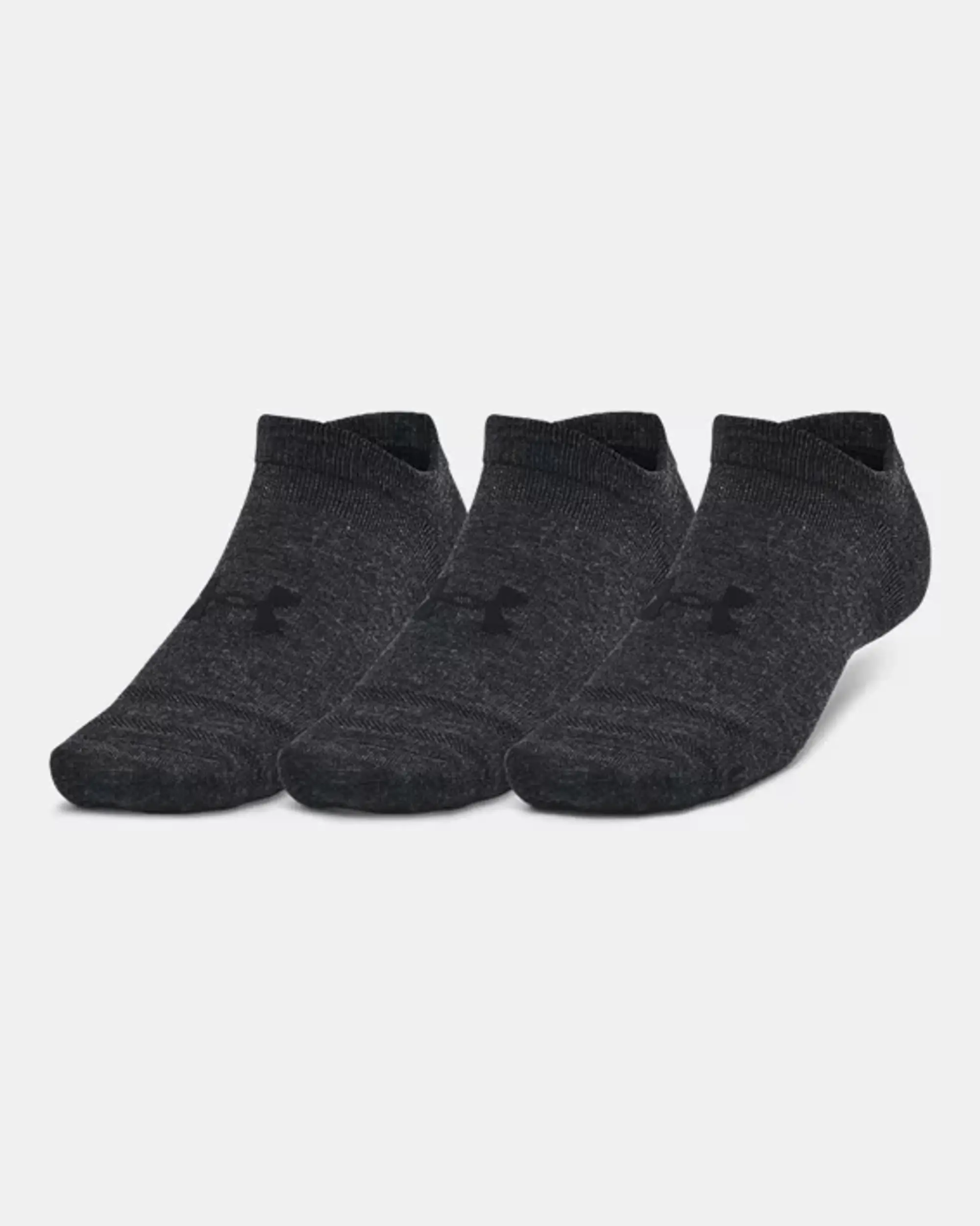 Under Armour Essential No Show 3pk - Black