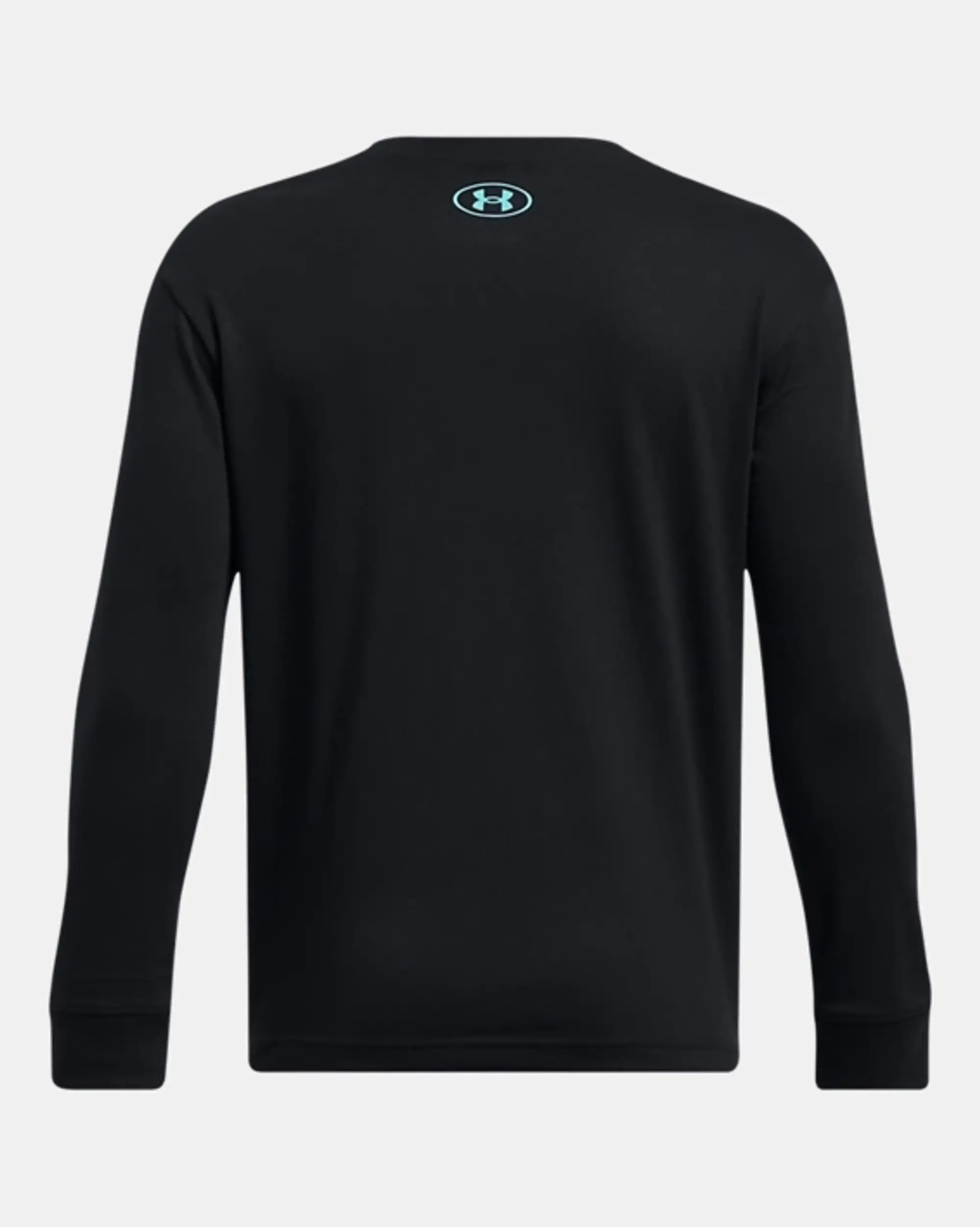 Under Armour Boys' Project Rock Graphic Long Sleeve Black / High Vis Yellow / Radial Turquoise YXS (48 - 50 in)