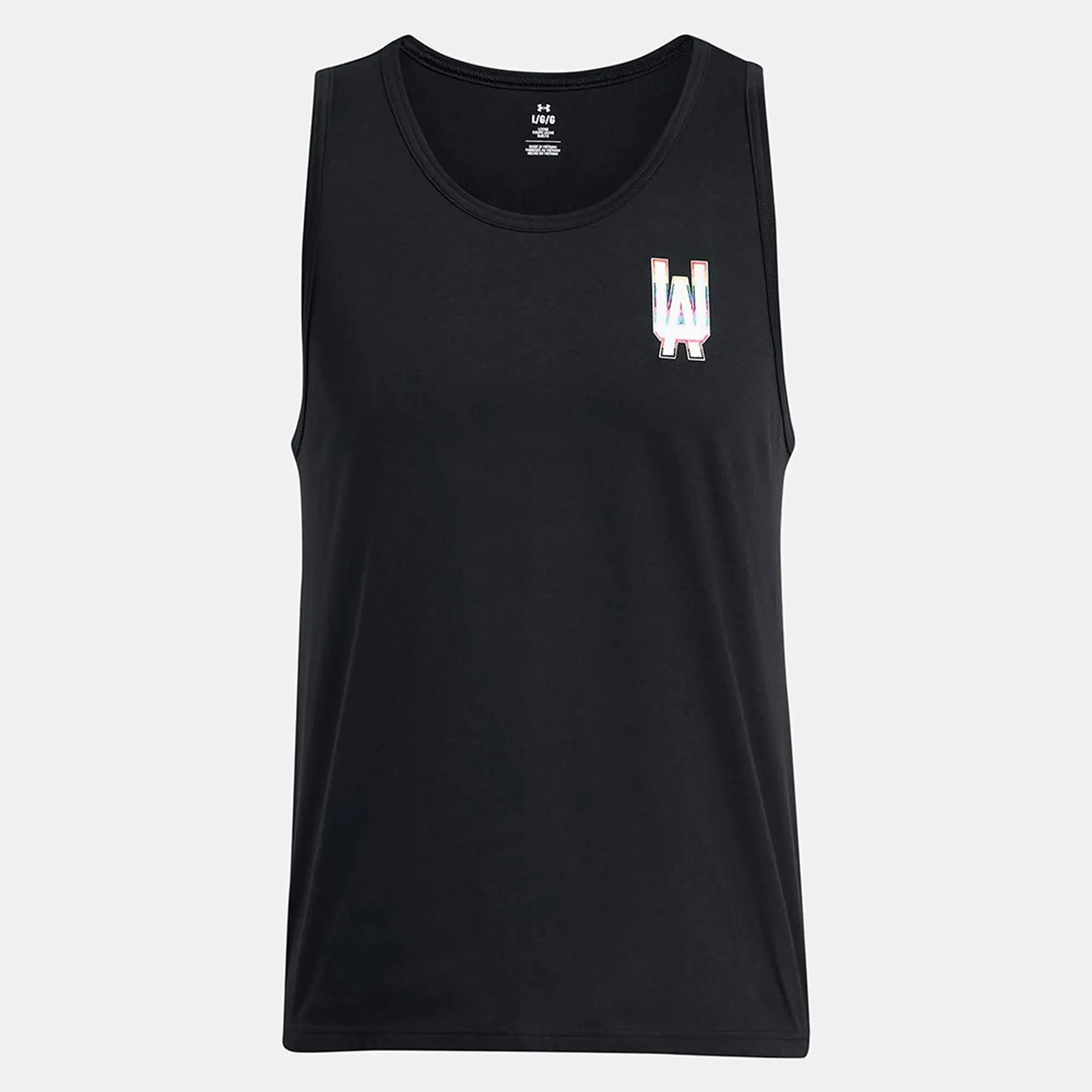 Men's  Under Armour  Pride Tank Black / White XXL