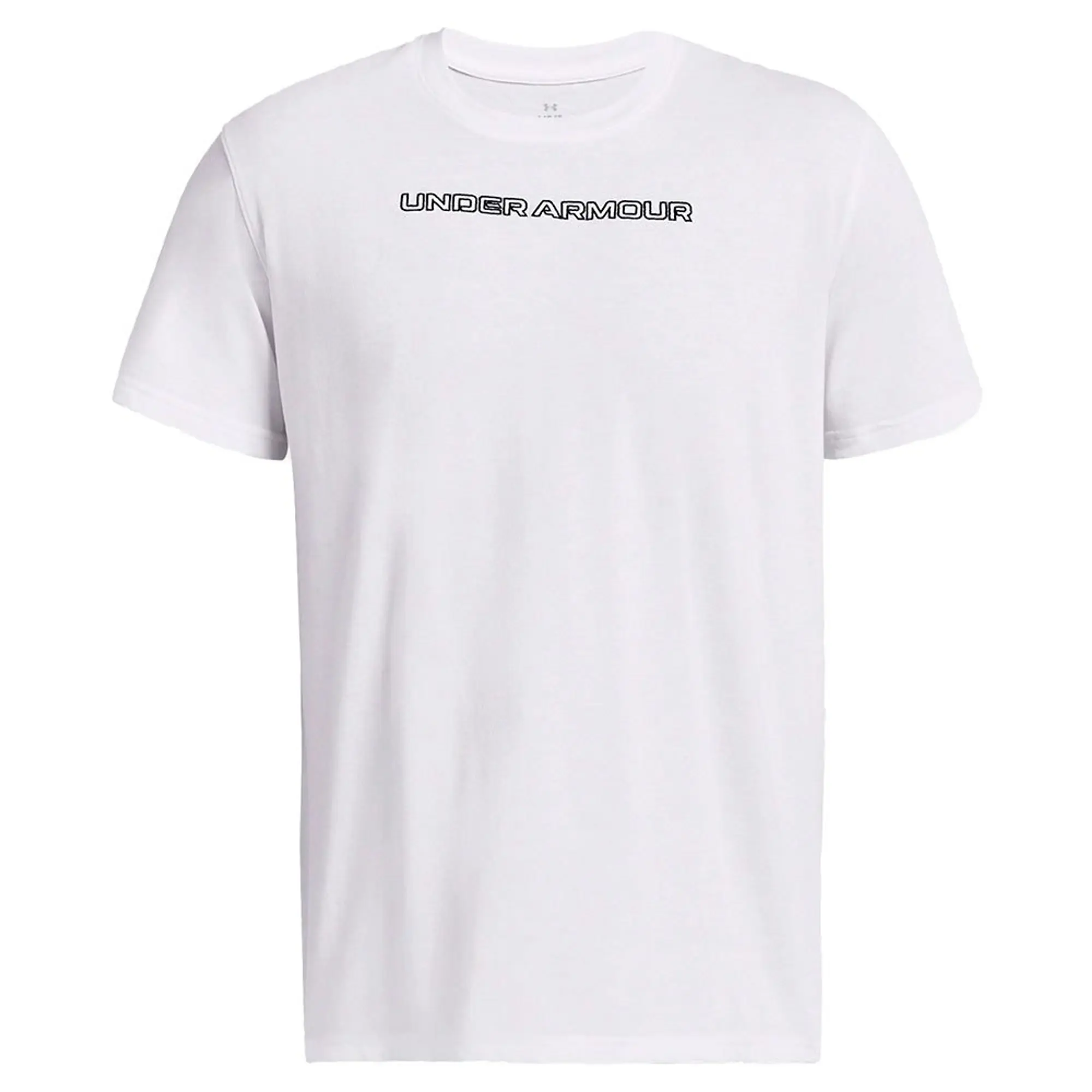 Under Armour Armour Logo Overlay Short Sleeve T-shirt - White