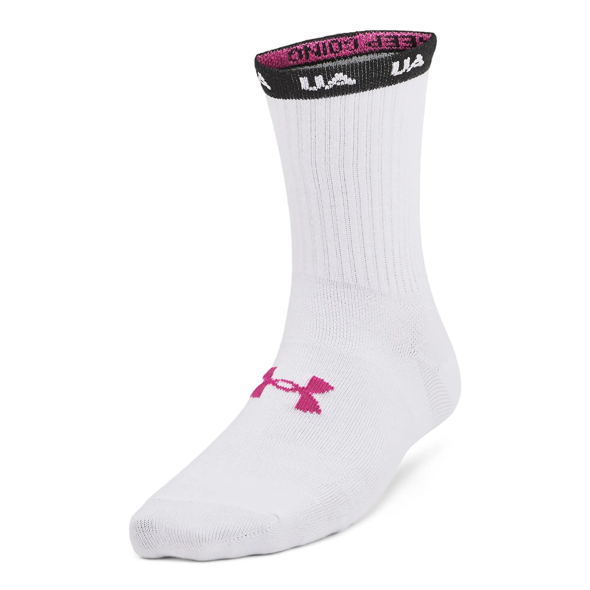 Under Armour Essential Nv Mid Crew 3-Pack White L