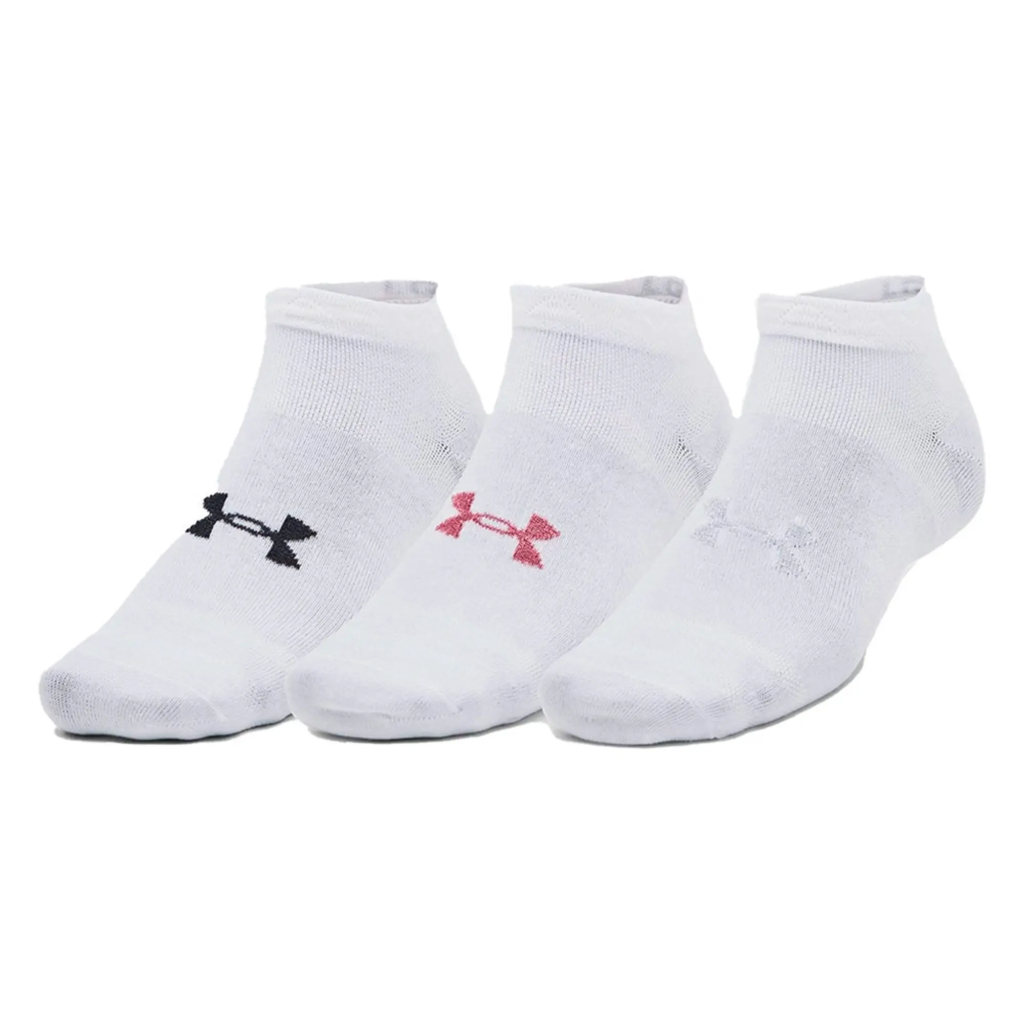 Under Armour Essential Low Cut 3pk - White