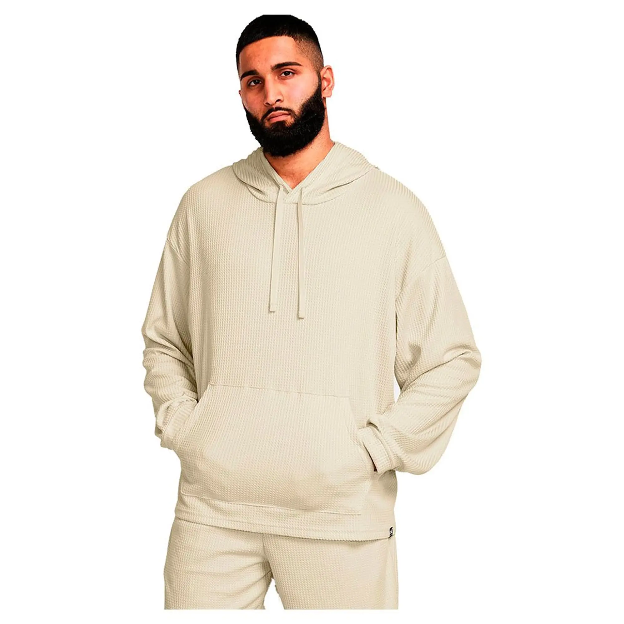Under Armour Rival Waffle Hoodie - Beige
