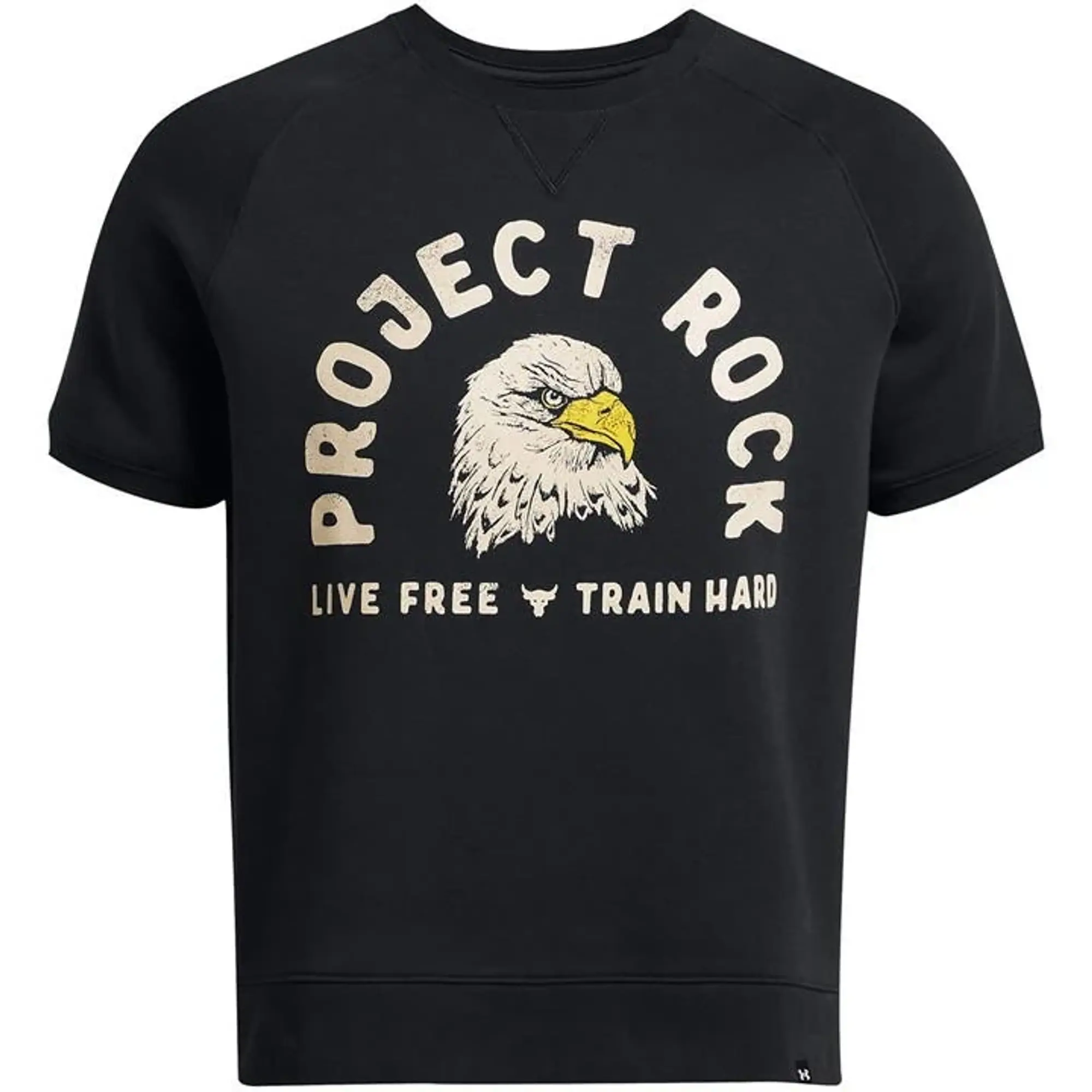 Under Armour Men's Project Rock Eagle Graphic Short Sleeve Crew Black / Silt / Black XXL