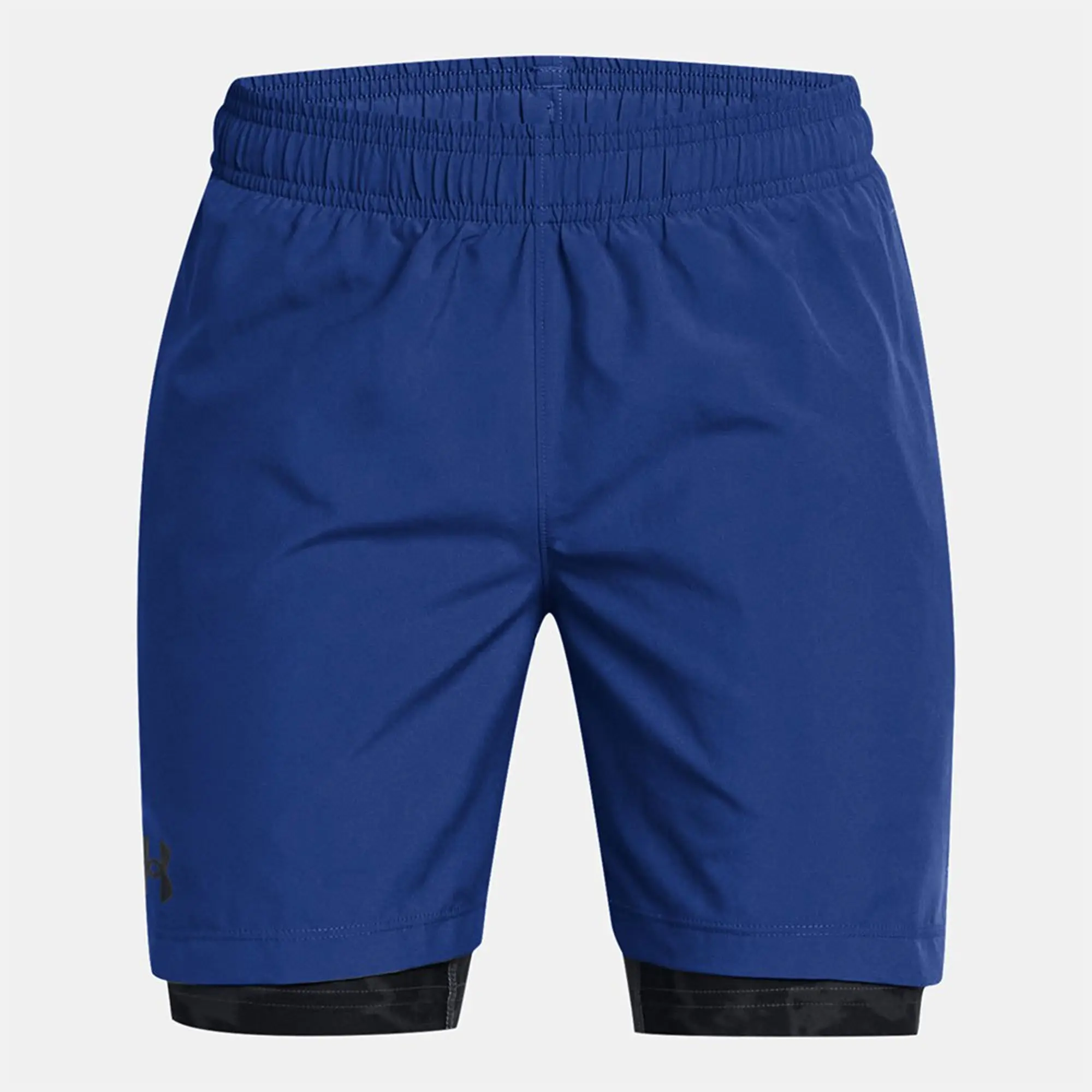 Boys'  Under Armour  Tech™ Woven 2-in-1 Shorts Tech Blue / Black / Black YMD (54 - 59 in)