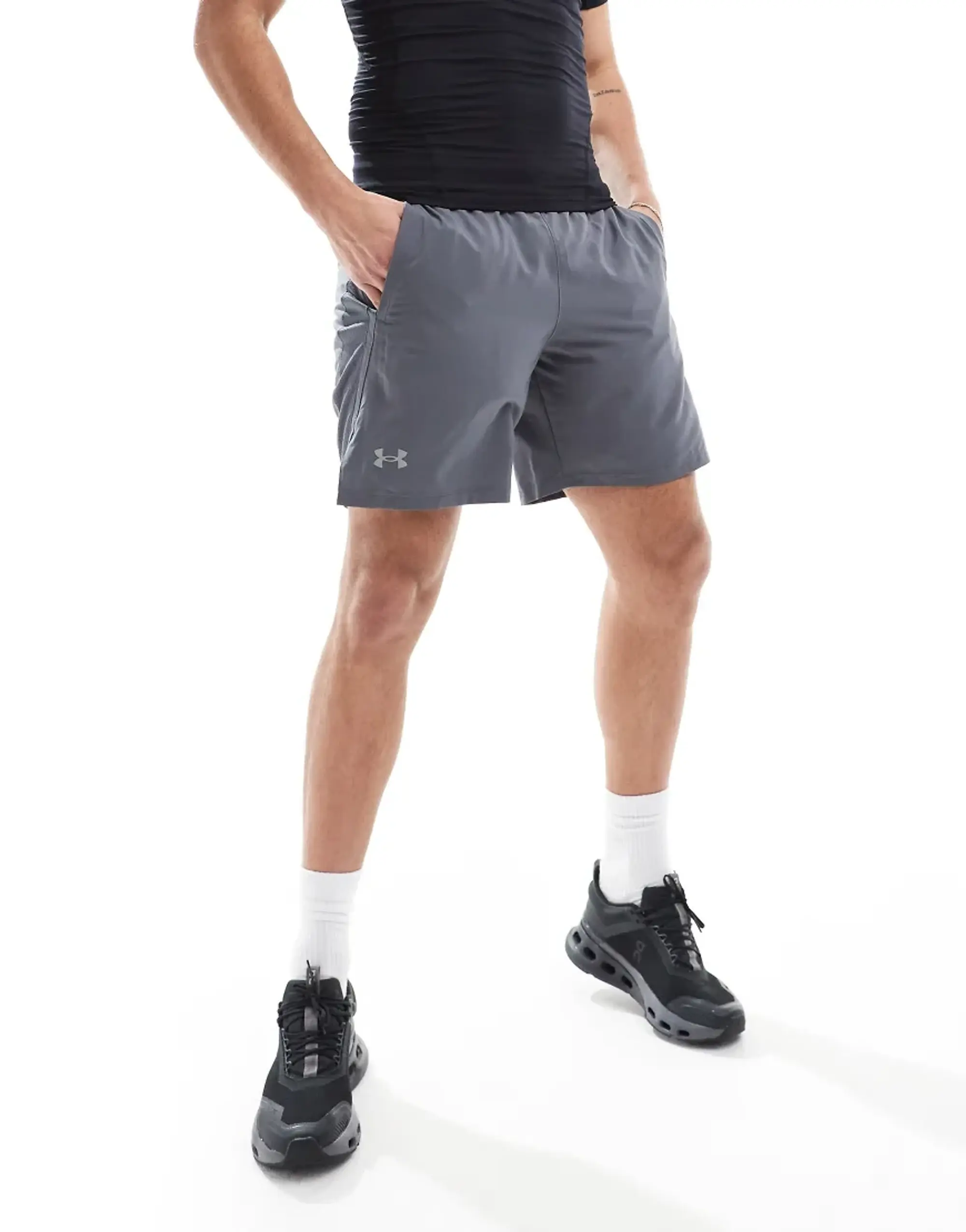 Under Armour  Tech™ Woven Wordmark Men's Shorts Castlerock / White 5XL
