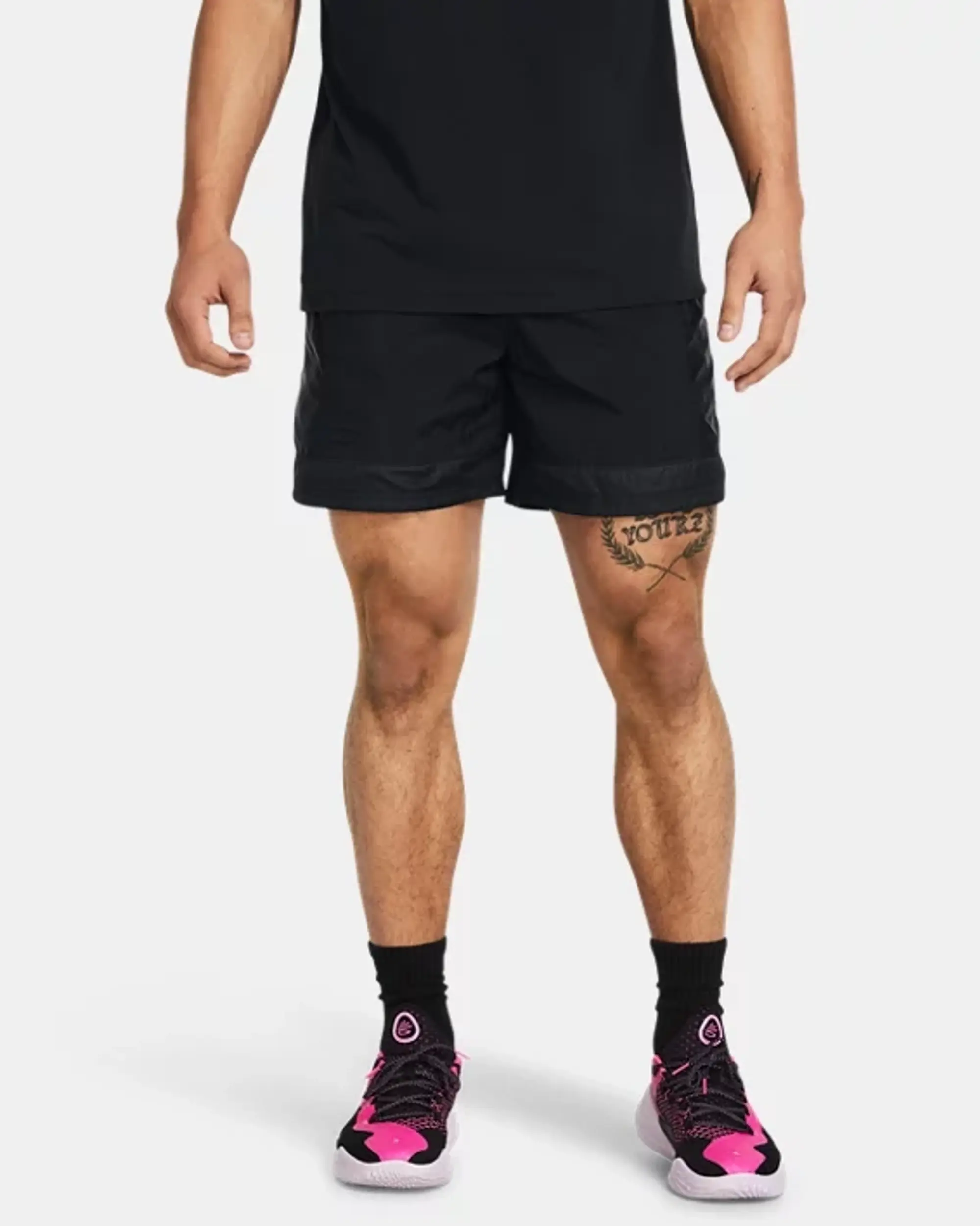 Under Armour Men's Curry Woven Shorts Black / Black / Black XXL