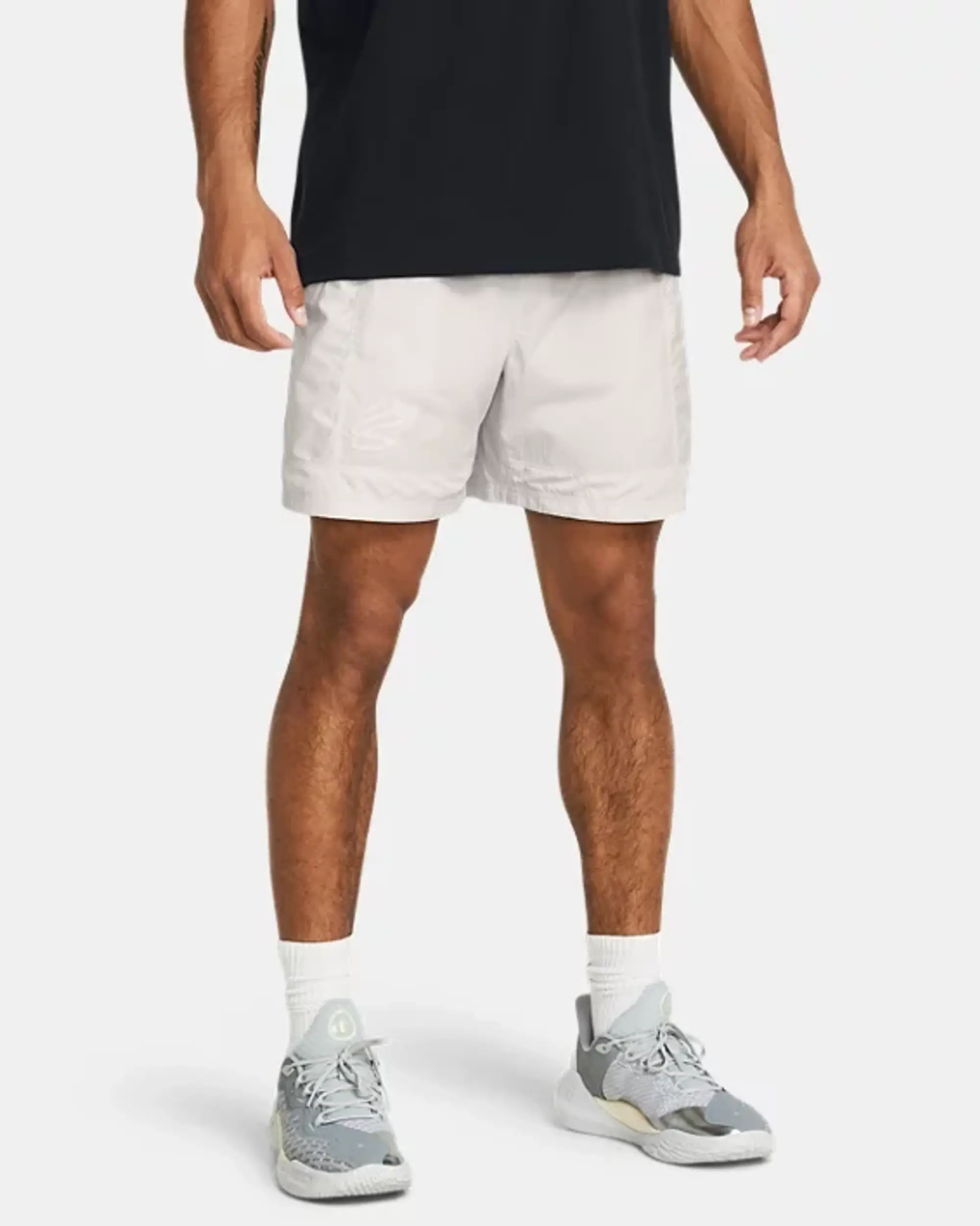 Under Armour Men's Curry Woven Shorts White Clay / White Clay / White Clay XXL