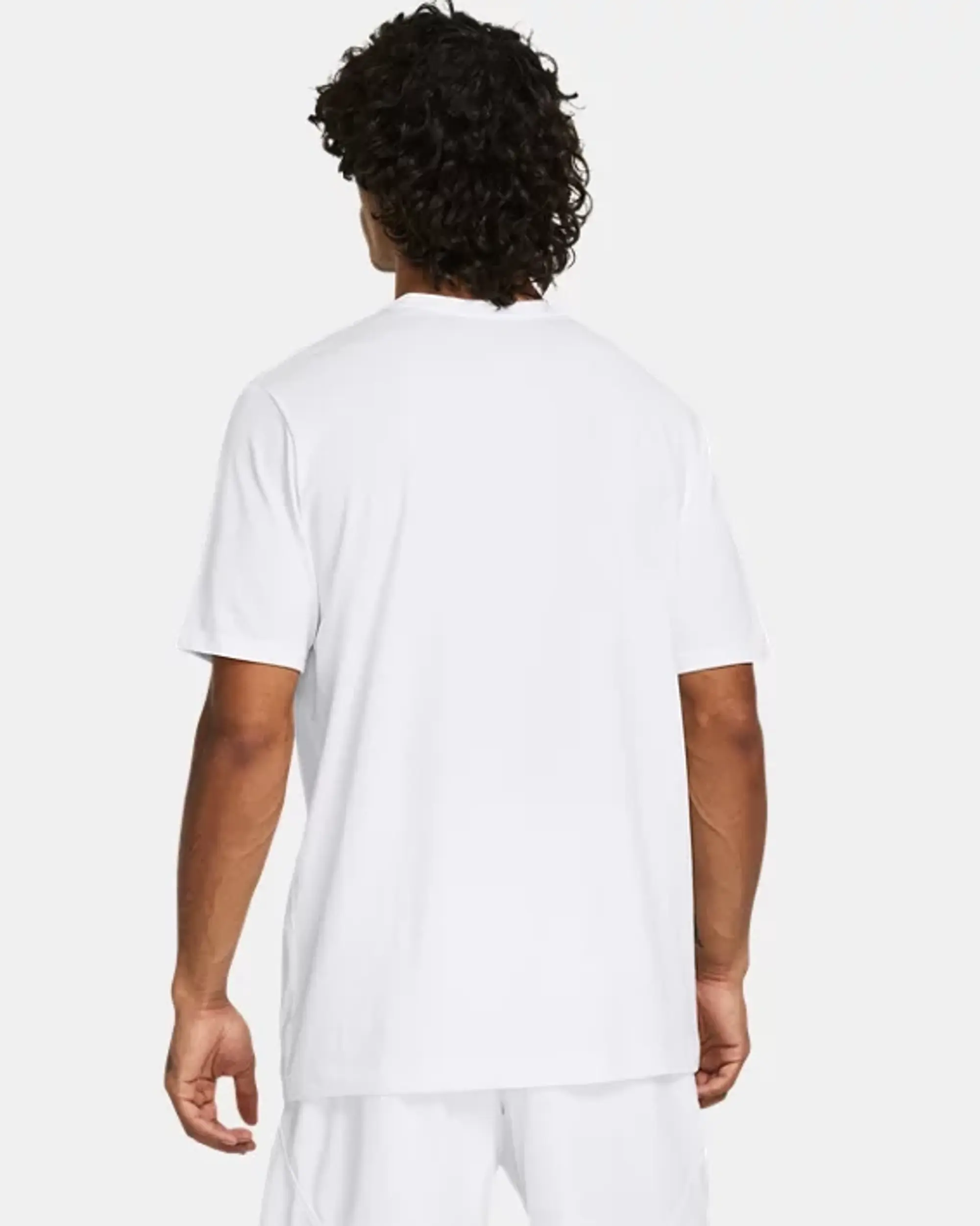 Under Armour Men's Curry Champ Mindset T-Shirt White / Sky Blue M