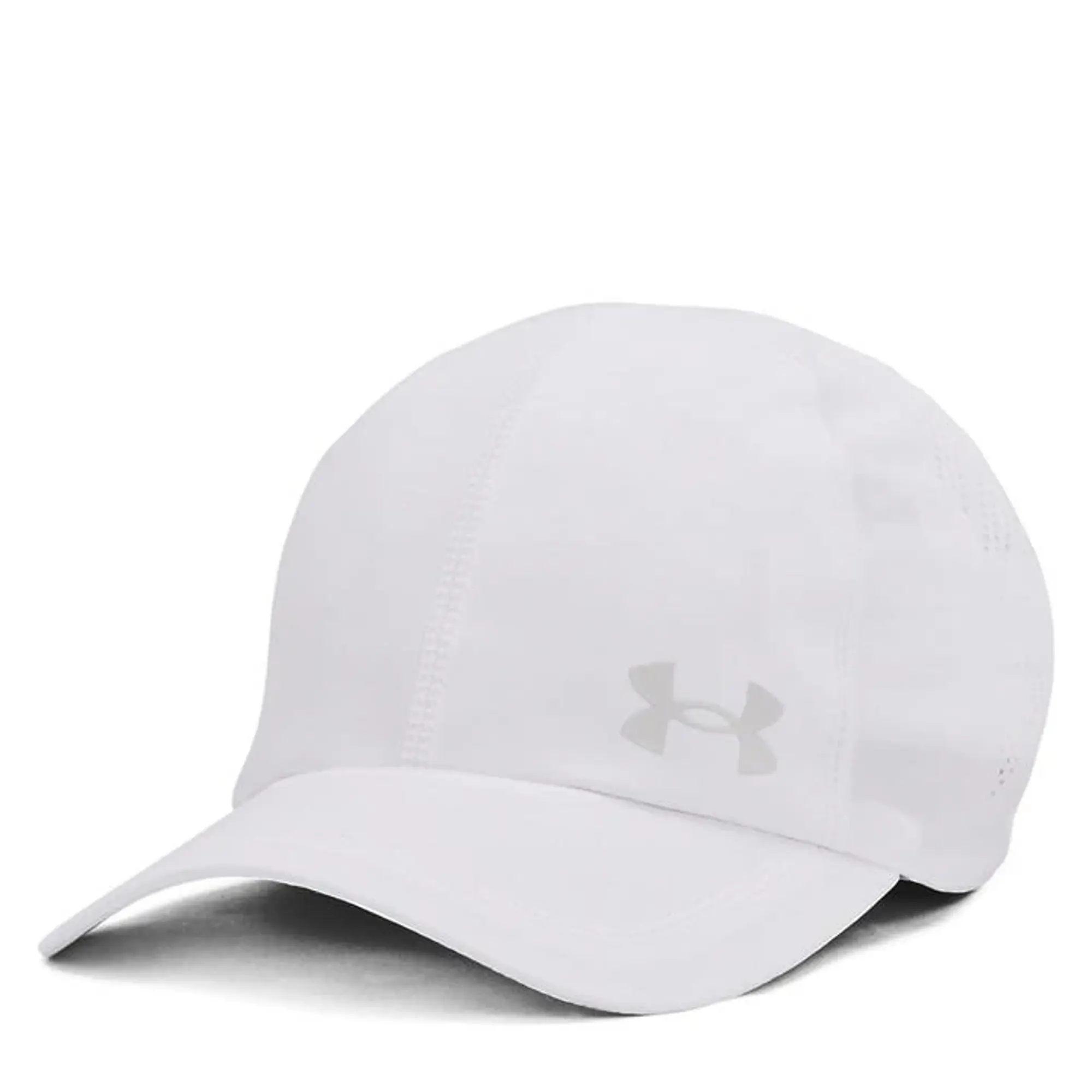 Men's  Under Armour  Launch Adjustable Cap White / White / Reflective OSFM