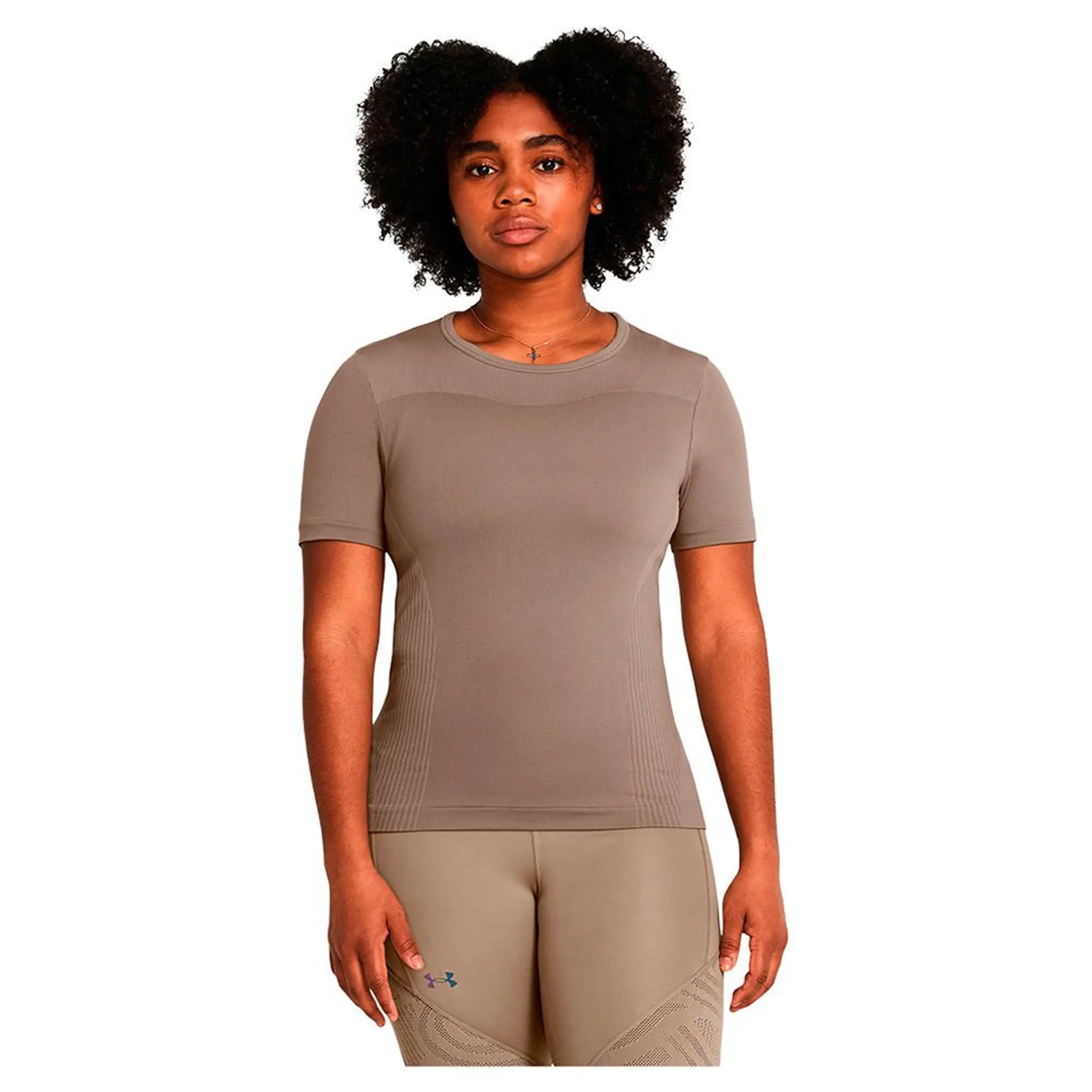 Under Armour Vanish Elite Seamless Short Sleeve T-shirt  - Brown