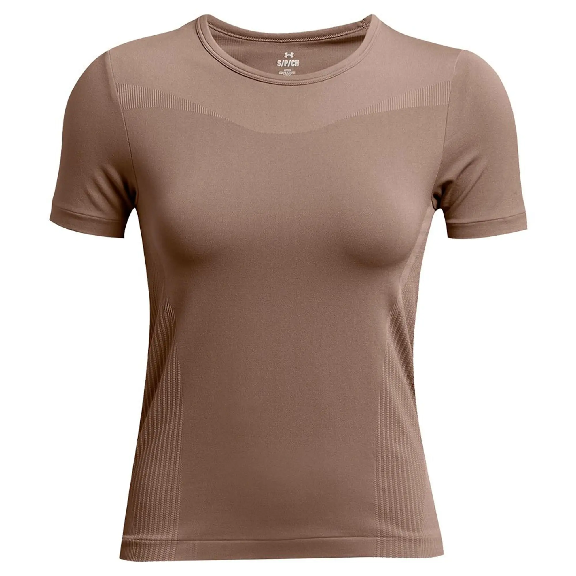 Under Armour Vanish Elite Seamless Short Sleeve T-shirt  - Brown