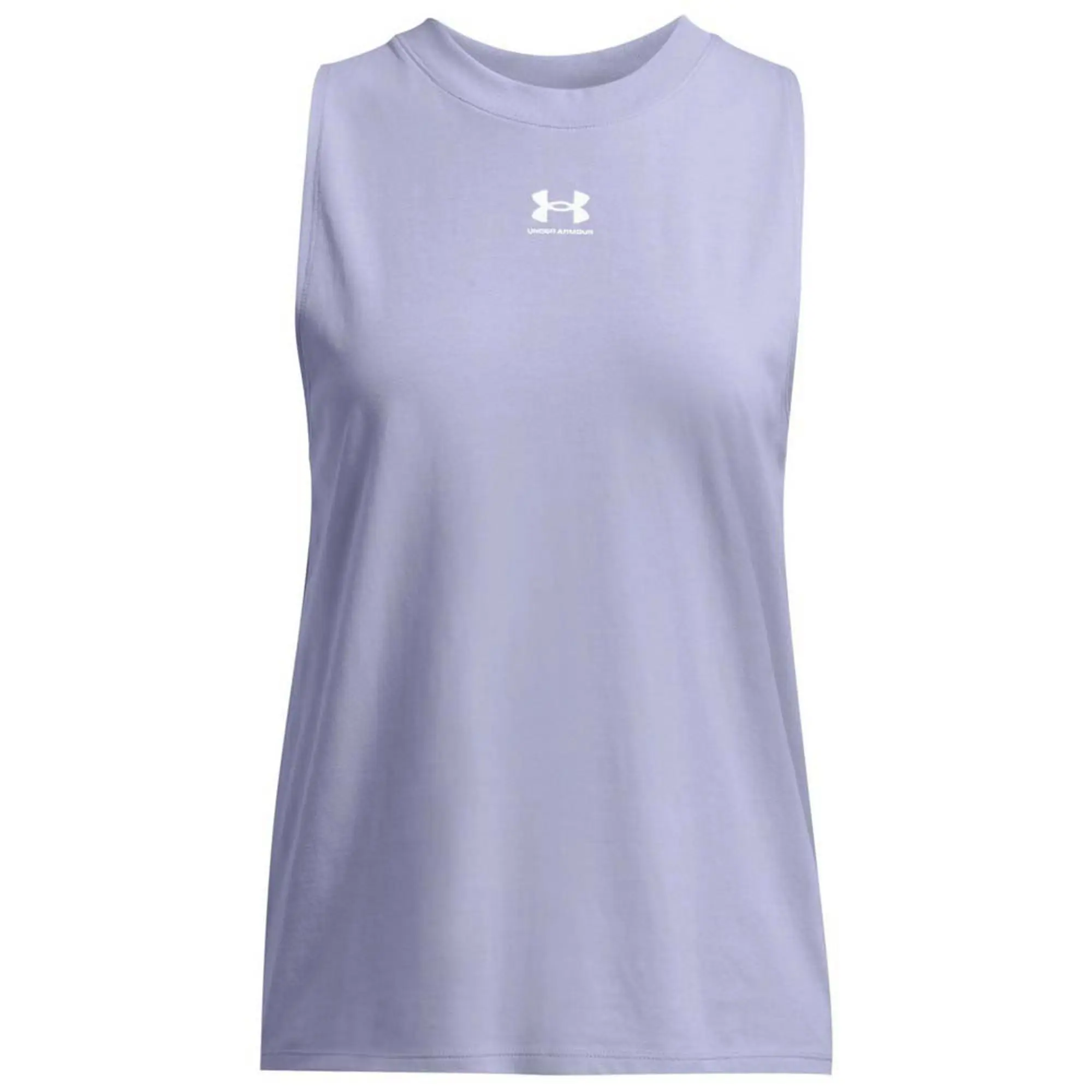 Women's  Under Armour  Rival Muscle Tank Celeste / White XXL