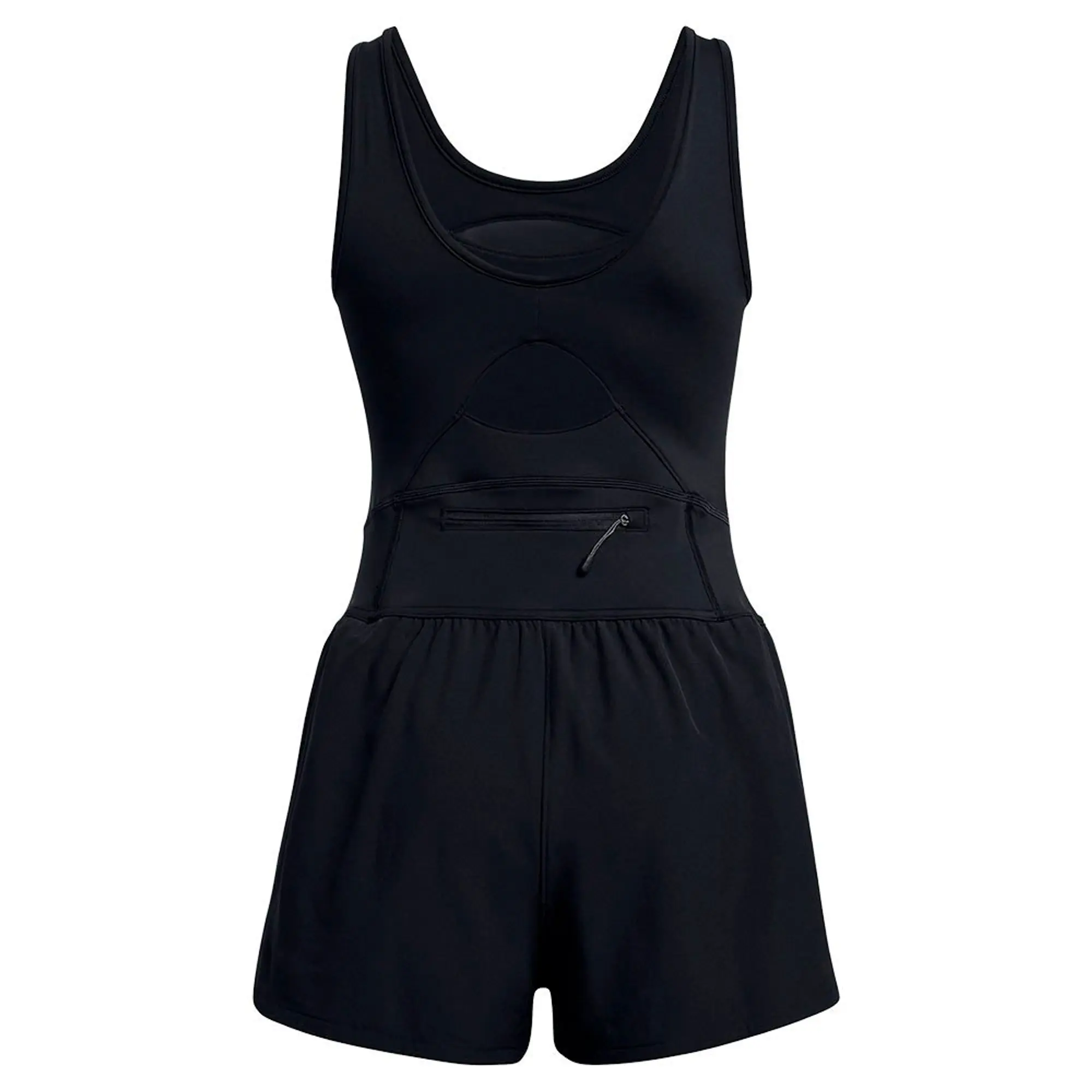 Women's  Under Armour  Launch Runsie Black / Black / White XS