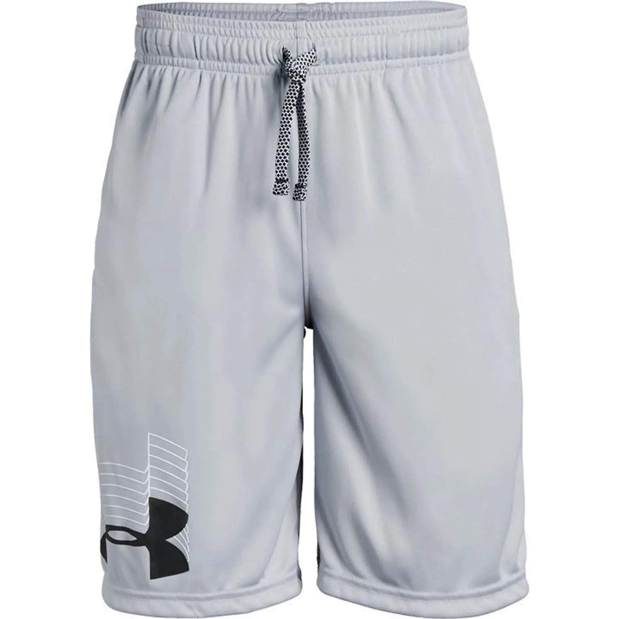 Under Armour Boys' Project Rock Ultimate Printed Shorts Downpour Gray / Atomic YMD (54 - 59 in)