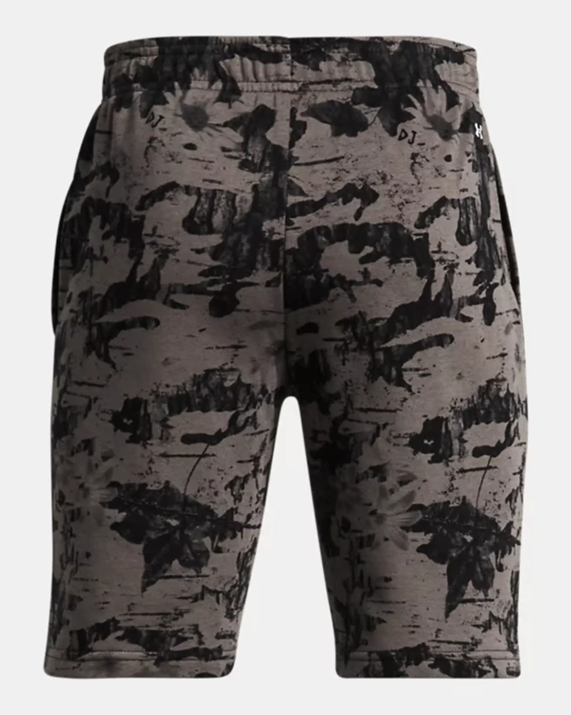 Under Armour Boys' Project Rock Terry Printed Shorts Fresh Clay / Radial Turquoise YXL (63 - 67 in)