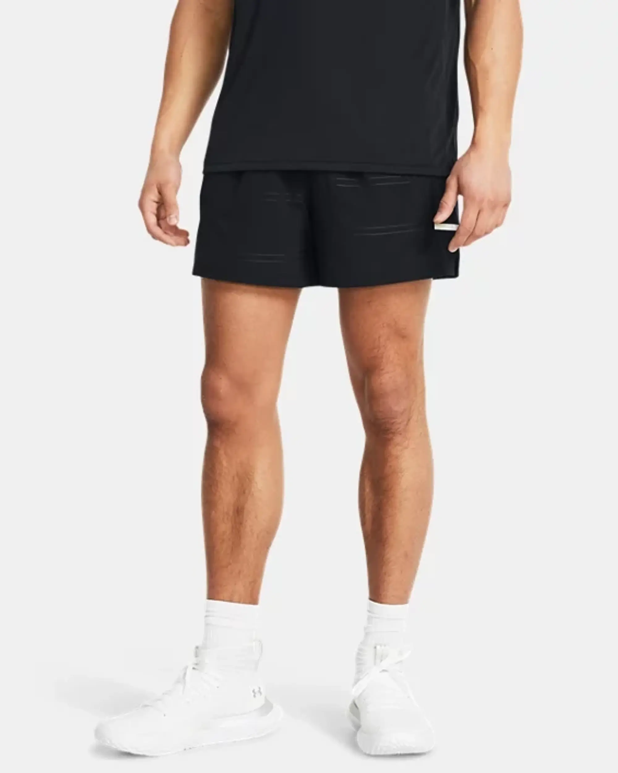 Men's  Under Armour  Zone Pro 5 Shorts Black / White XXL