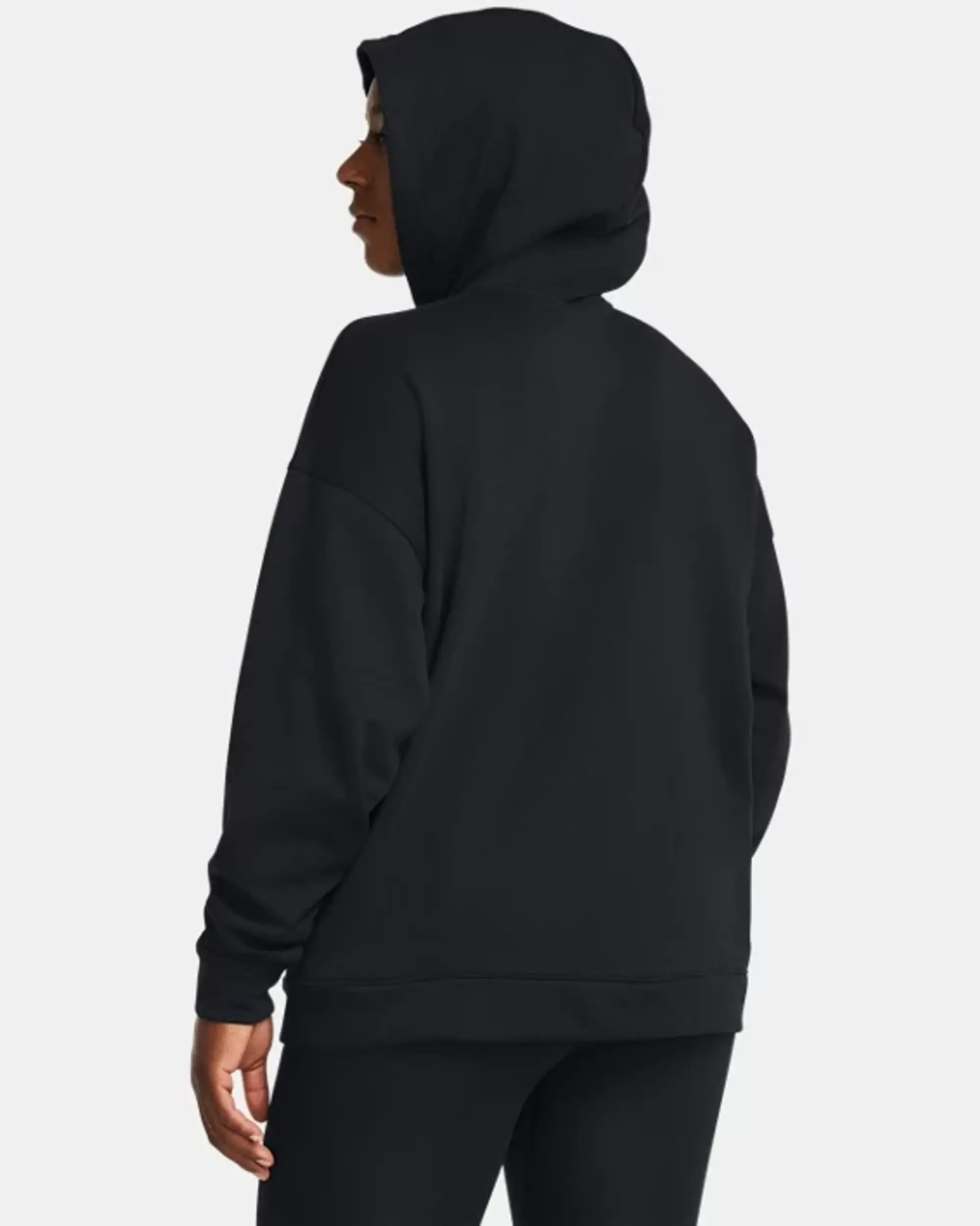 Under Armour Armour Ua Rival Terry Os Fz Hooded Hoody Womens - Black