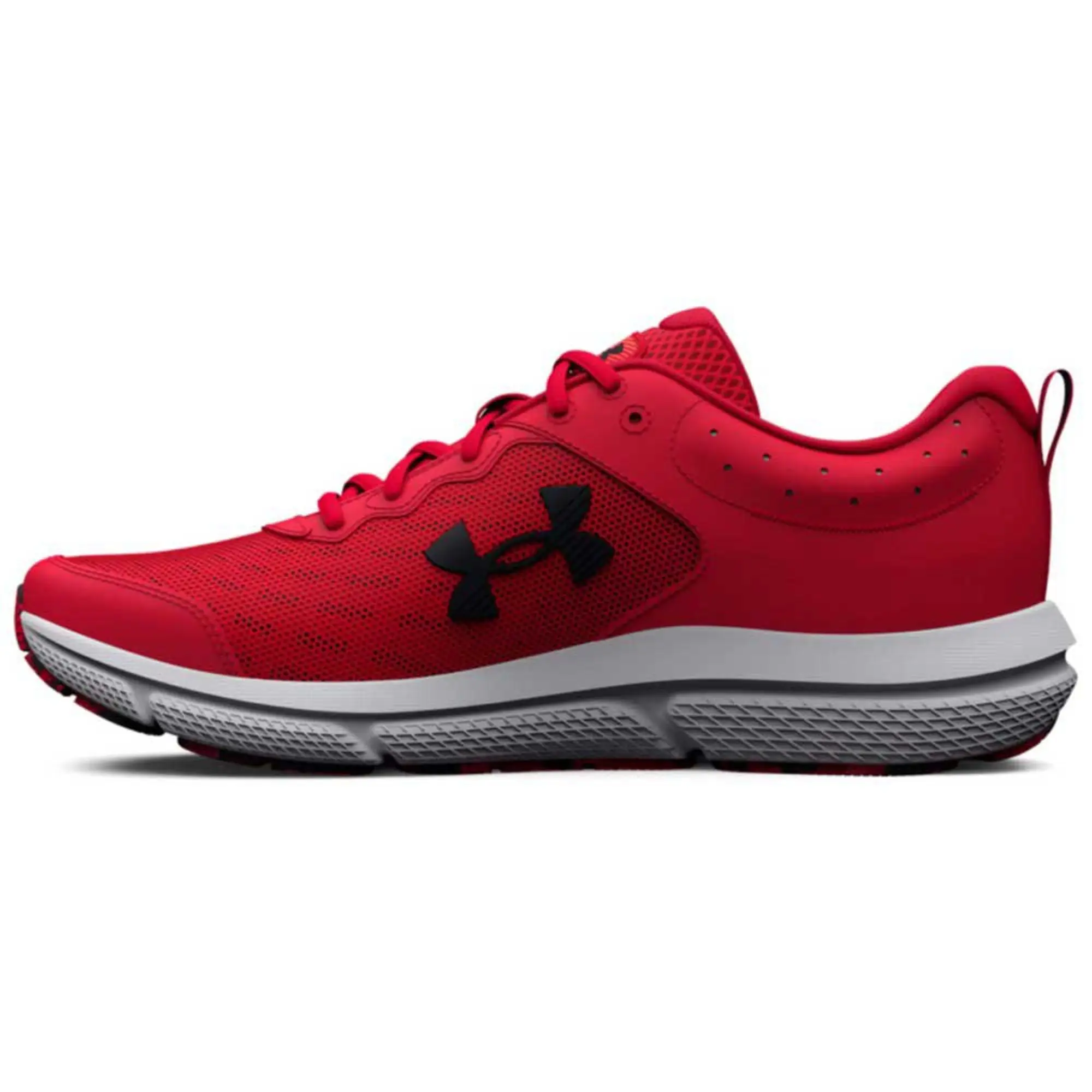 Men's  Under Armour  Charged Assert 10 Running Shoes Red / Red / Black 8