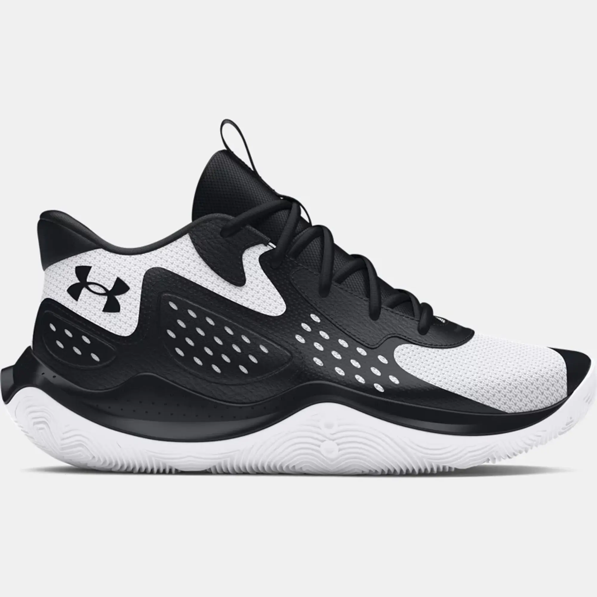 Unisex  Under Armour  Jet '23 Basketball Shoes Black / White / Black 6 (EU 40)