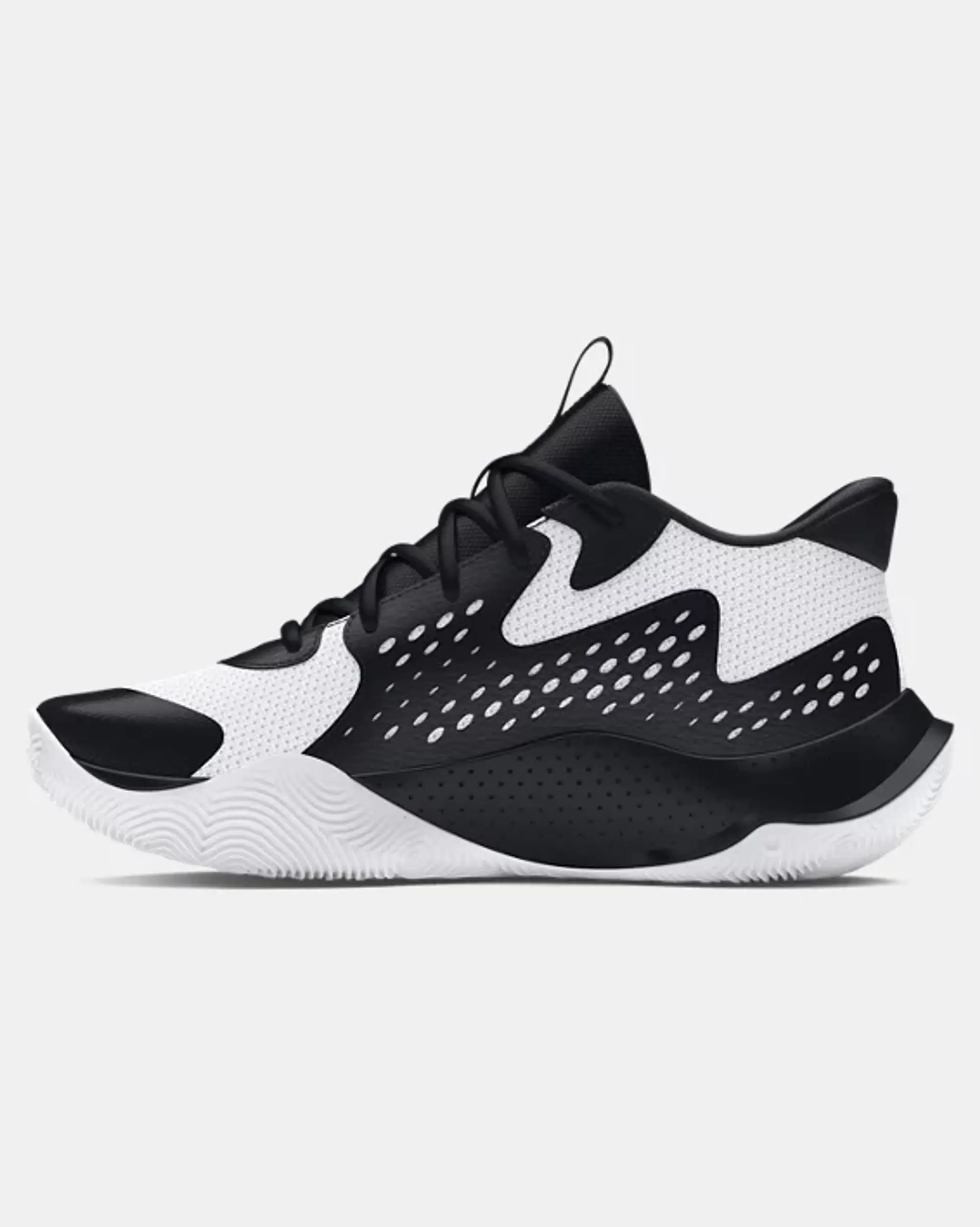 Unisex  Under Armour  Jet '23 Basketball Shoes Black / White / Black 6 (EU 40)