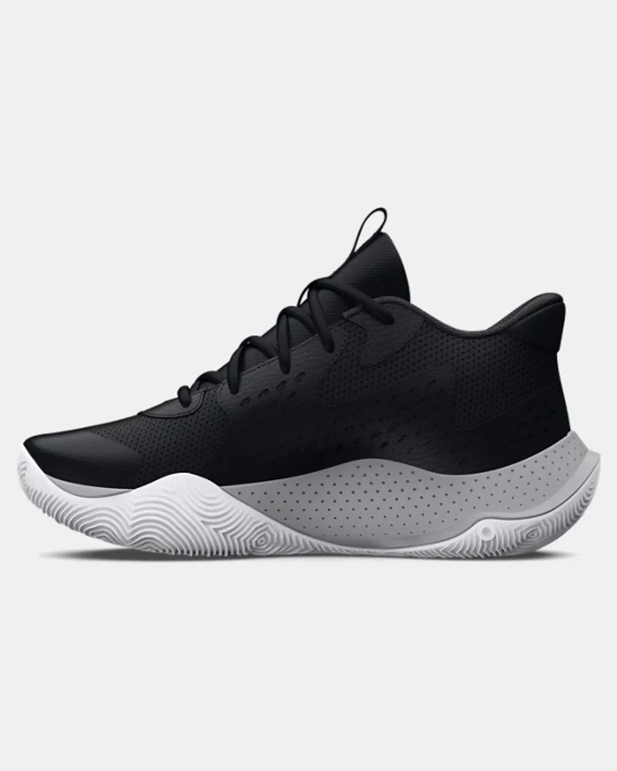 Grade School  Under Armour  Jet '23 Basketball Shoes Black / Jet Gray / White 3