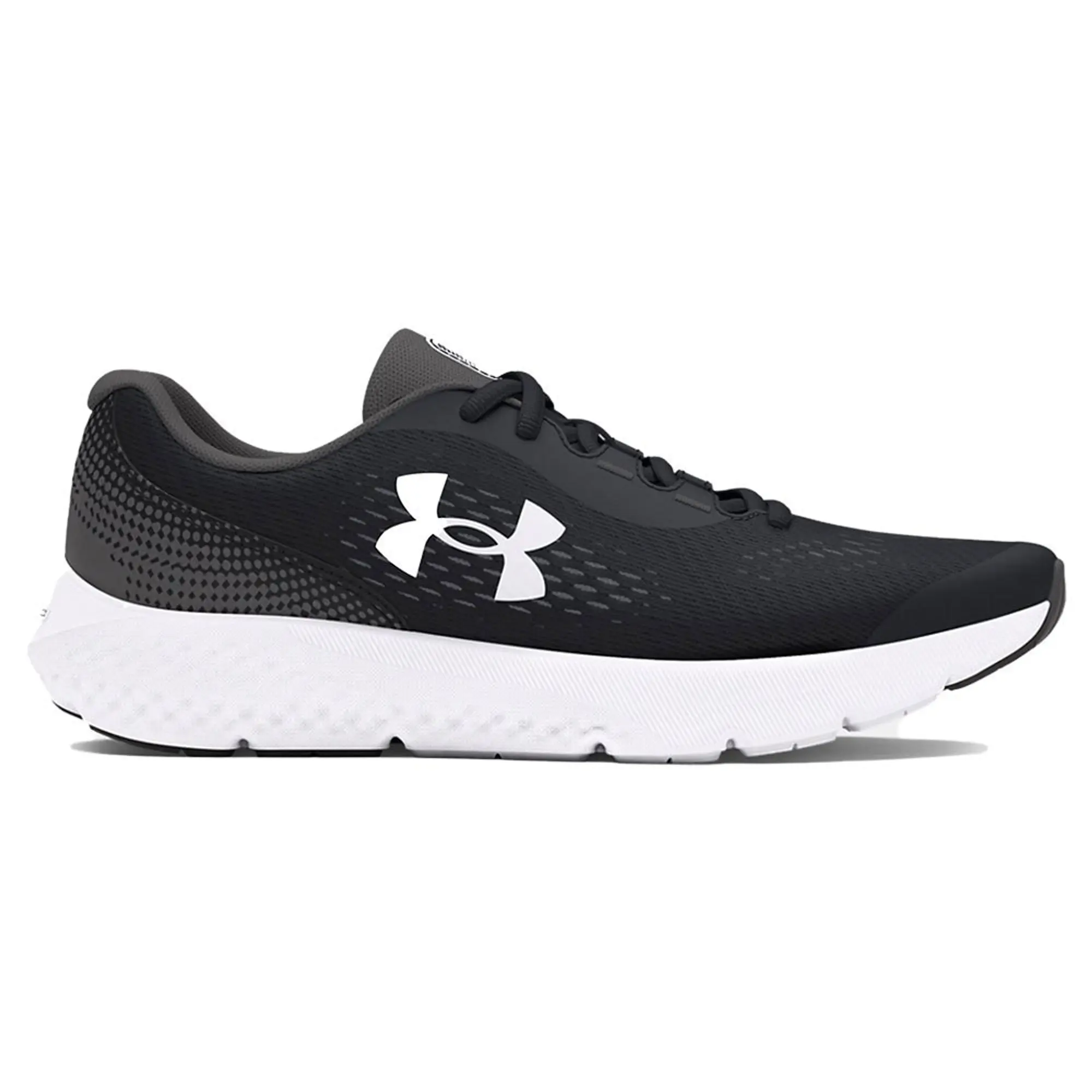 Boys' Grade School  Under Armour  Rogue 4 Running Shoes Black / Castlerock / White 3