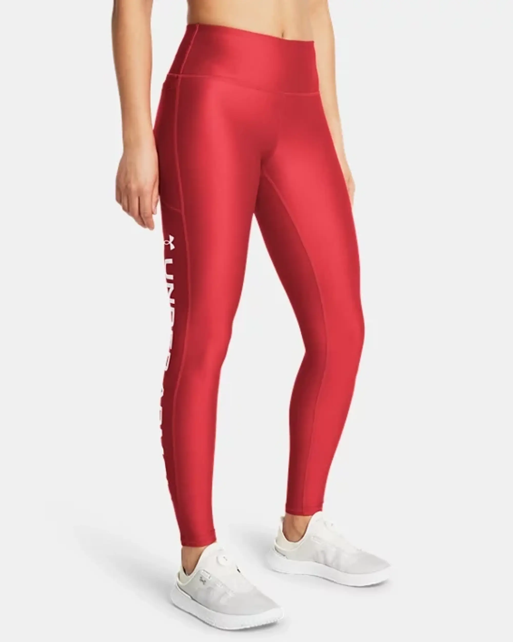 Under Armour HeatGear Full-Length Leggings - Red