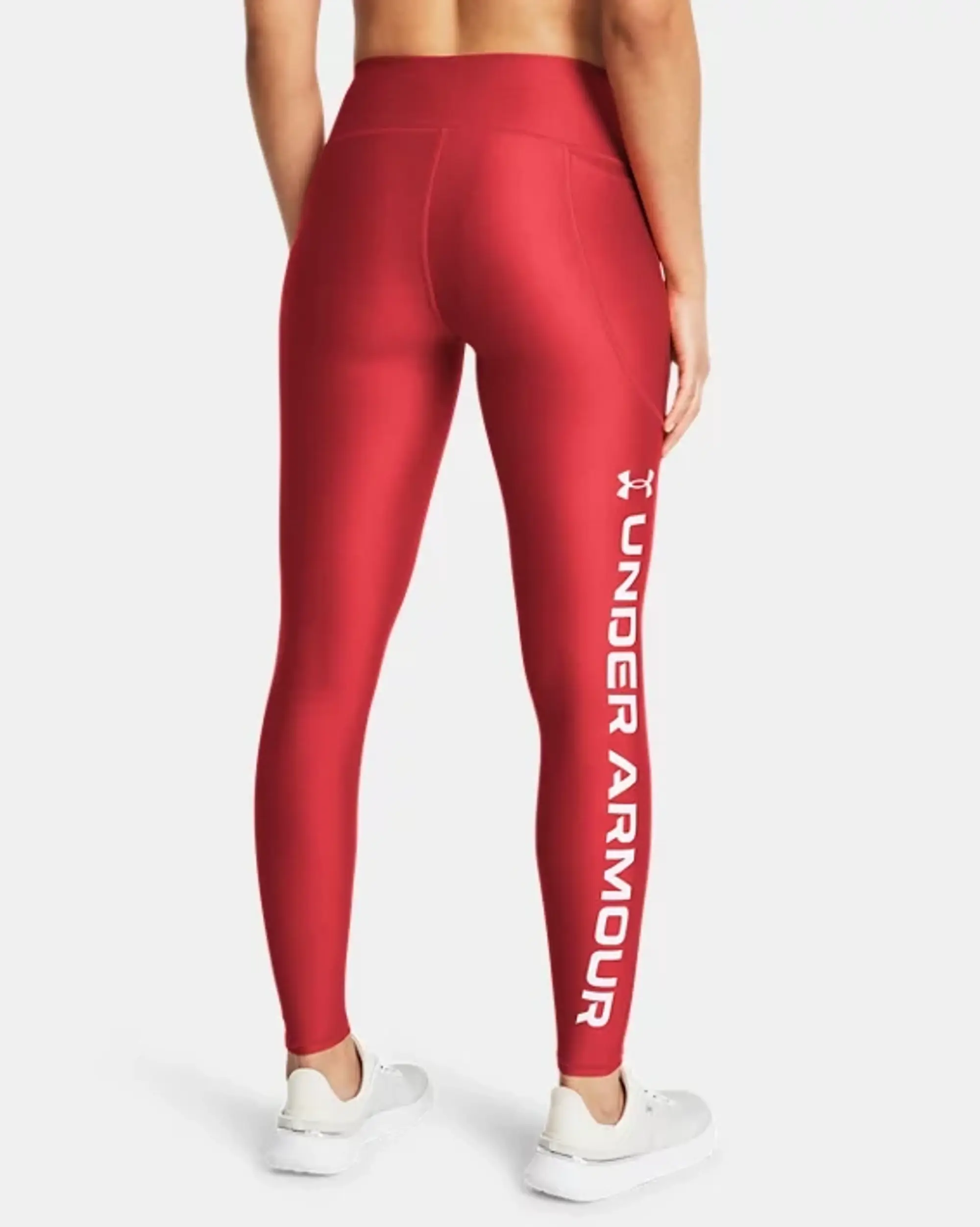 Under Armour HeatGear Full-Length Leggings - Red