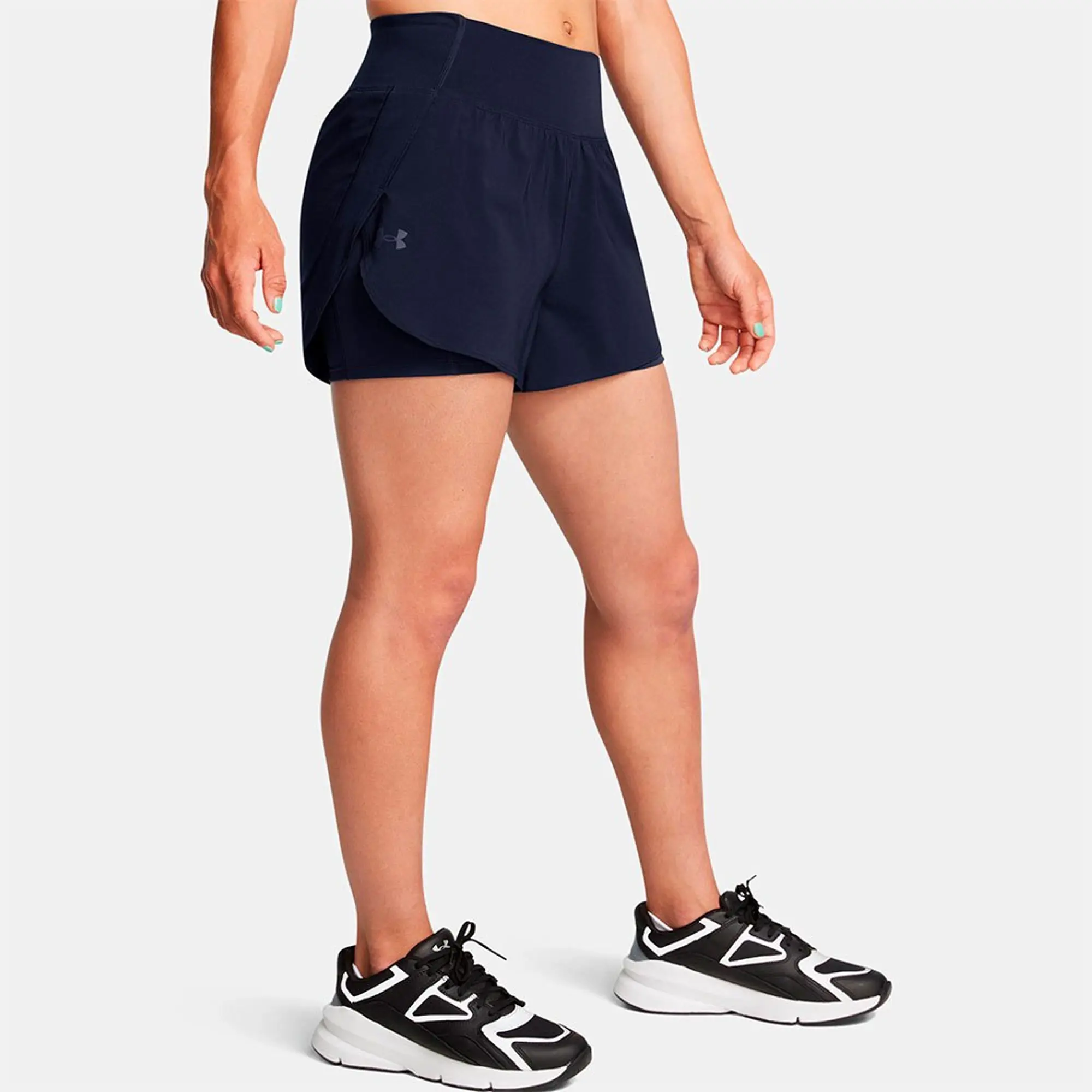 Women's  Under Armour  Vanish 2-in-1 Shorts Midnight Navy / Midnight Navy / Midnight Navy XS
