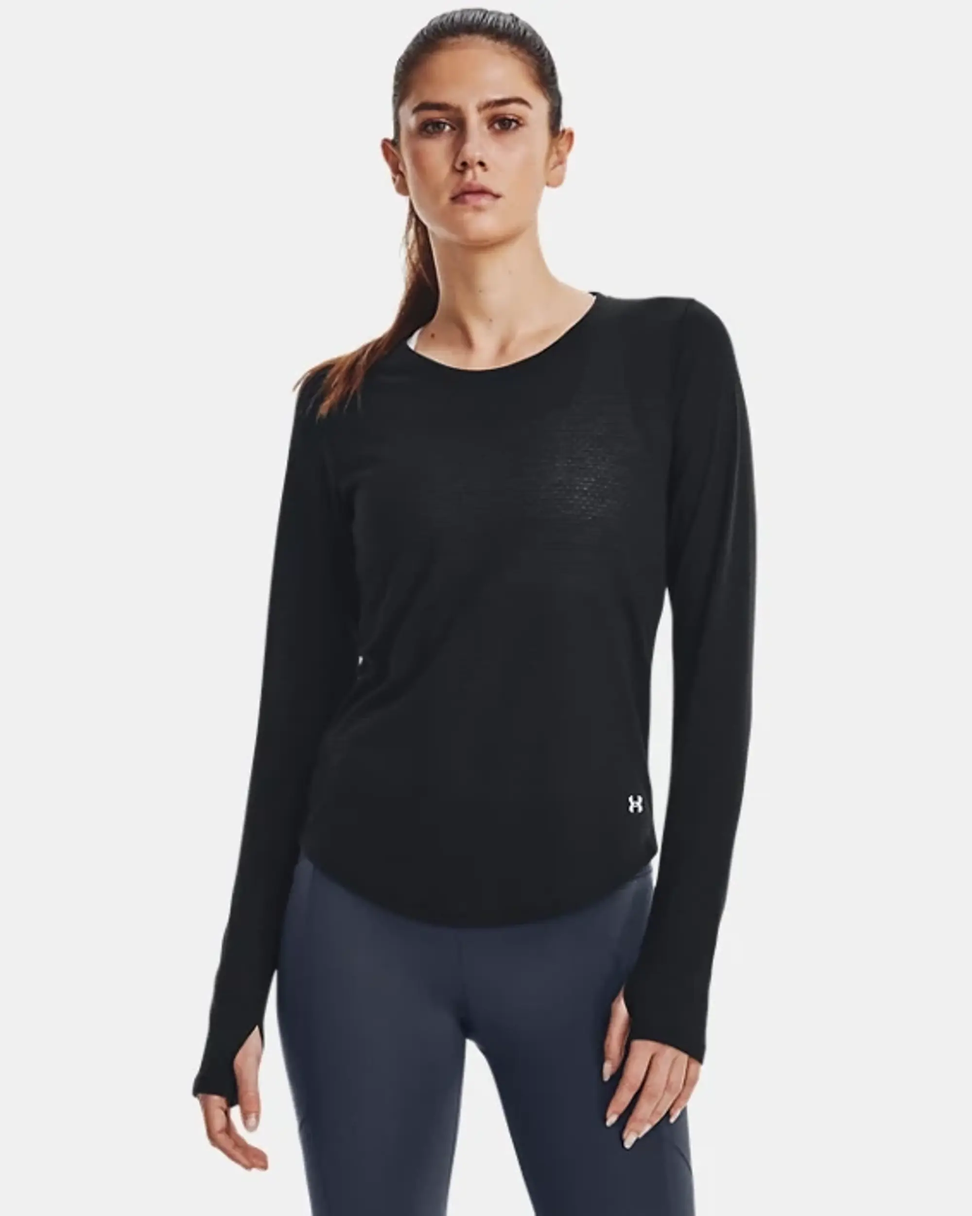 Under Armour Armour Ua Streaker Longsleeve Gym Top Womens - Black