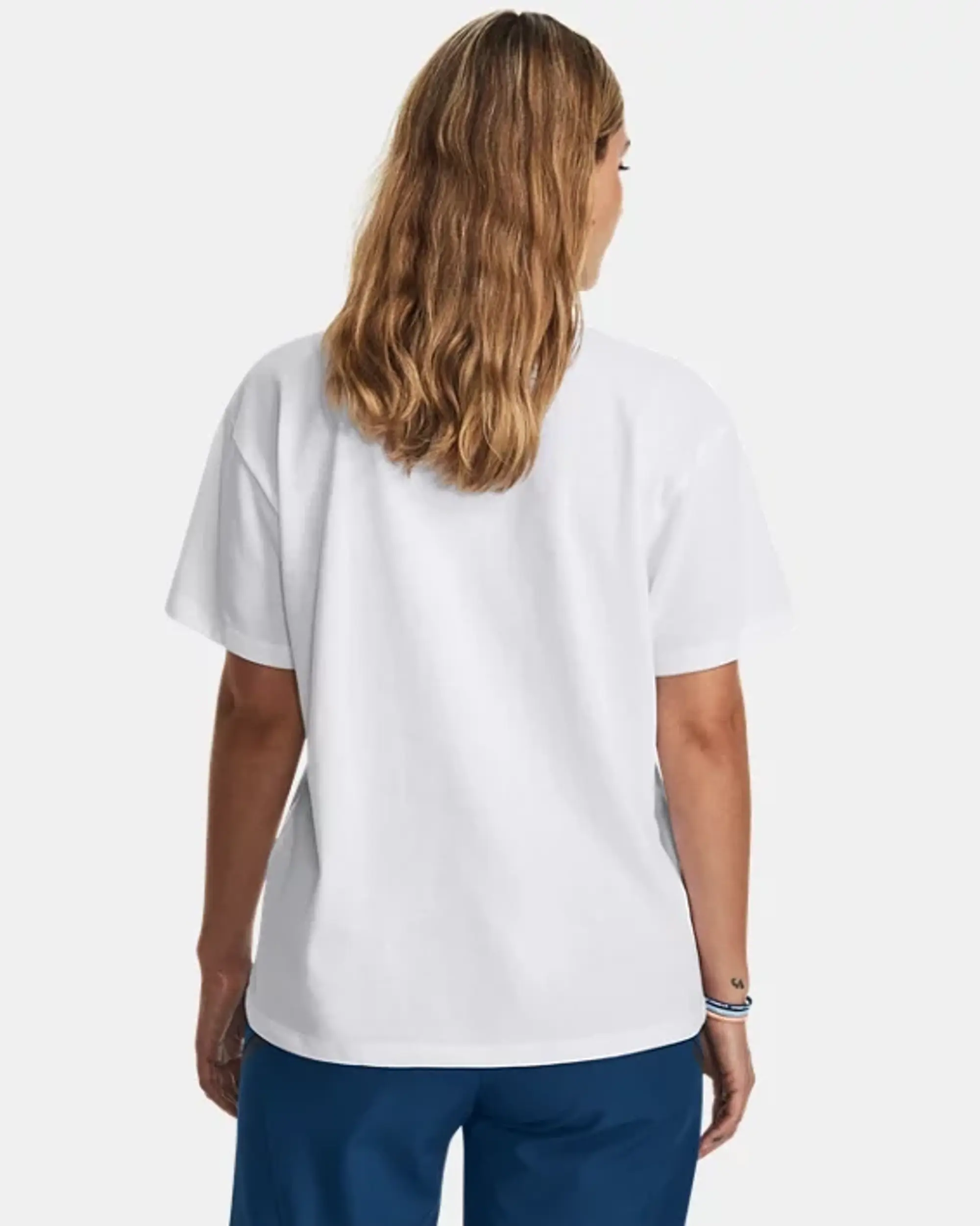 Under Armour Armour Ua Make All Heavyweight Ss T-Shirt Womens - White