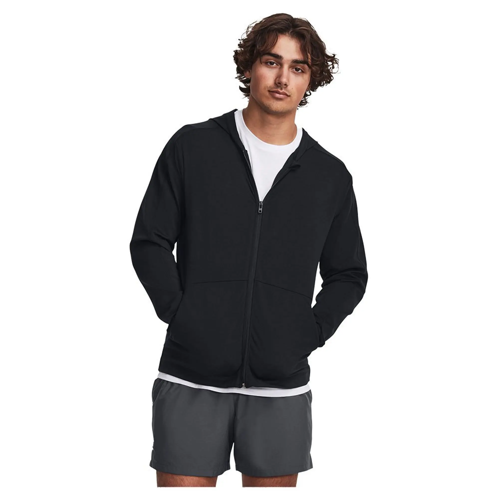 Under Armour Meridian Full Zip Sweatshirt  - Black