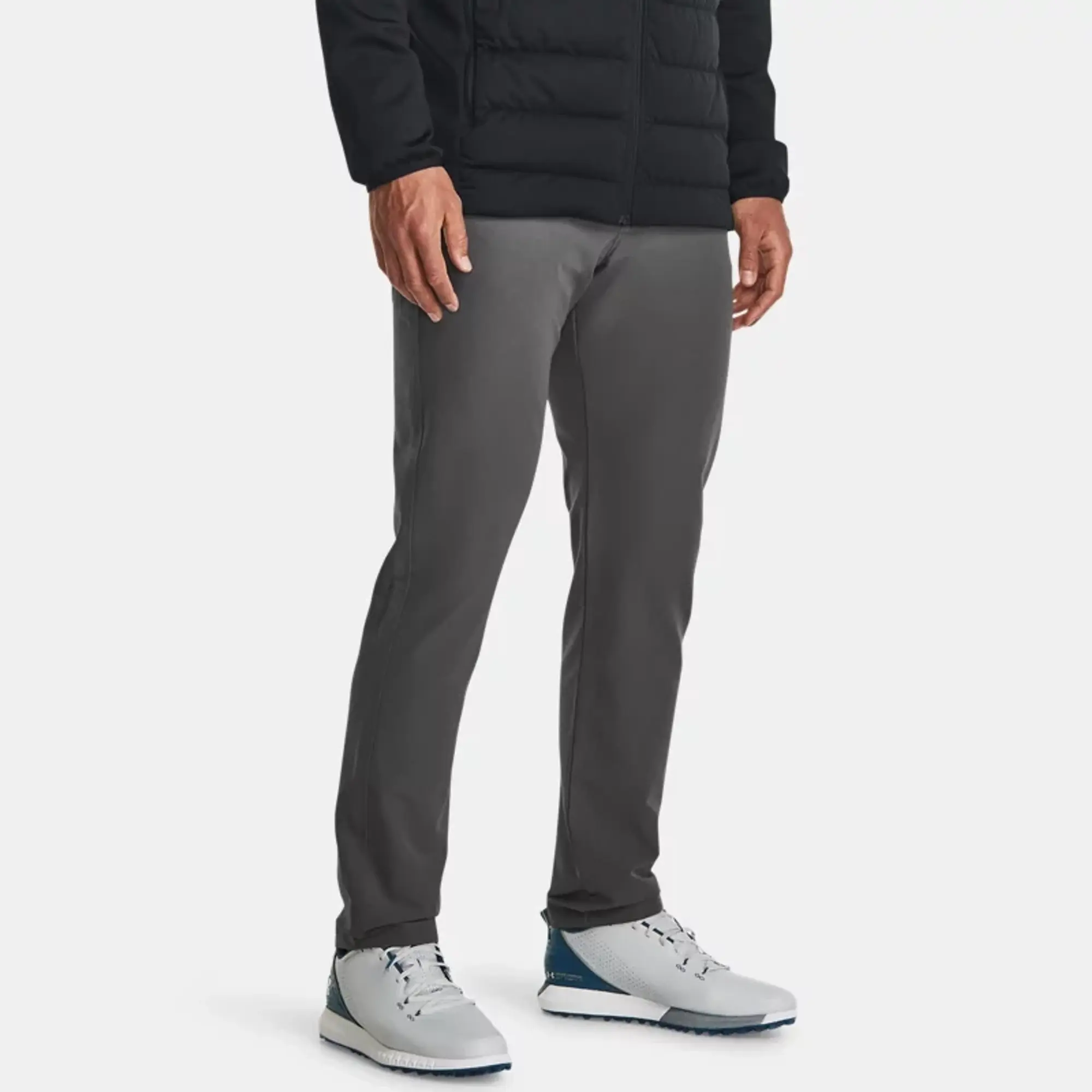 Under Armour Men's ColdGear® Infrared Tapered Pants Castlerock / White / Halo Gray 40/30