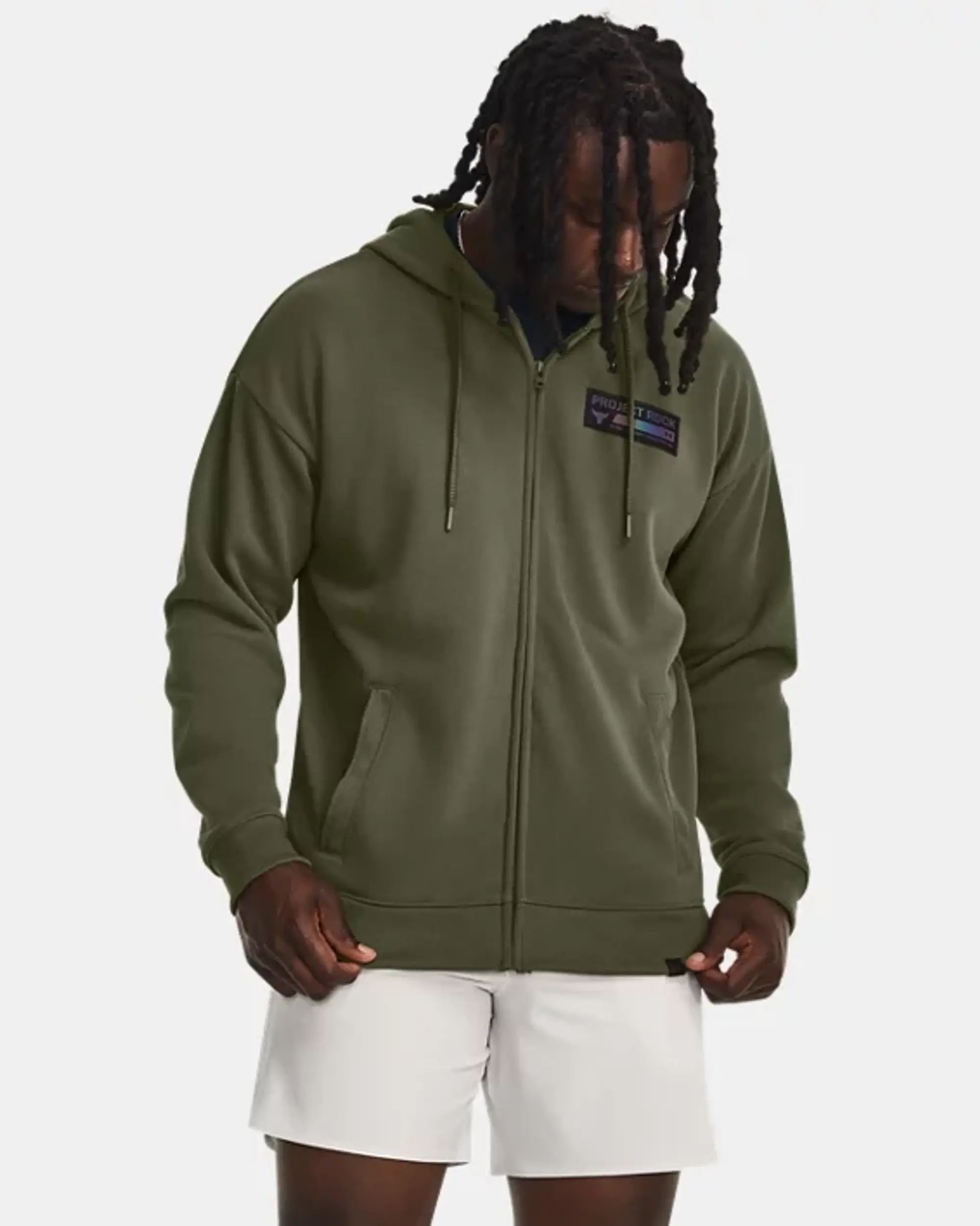 Under Armour Armour Pjt Rock Hwt Terry Fz Fleece Mens - Green