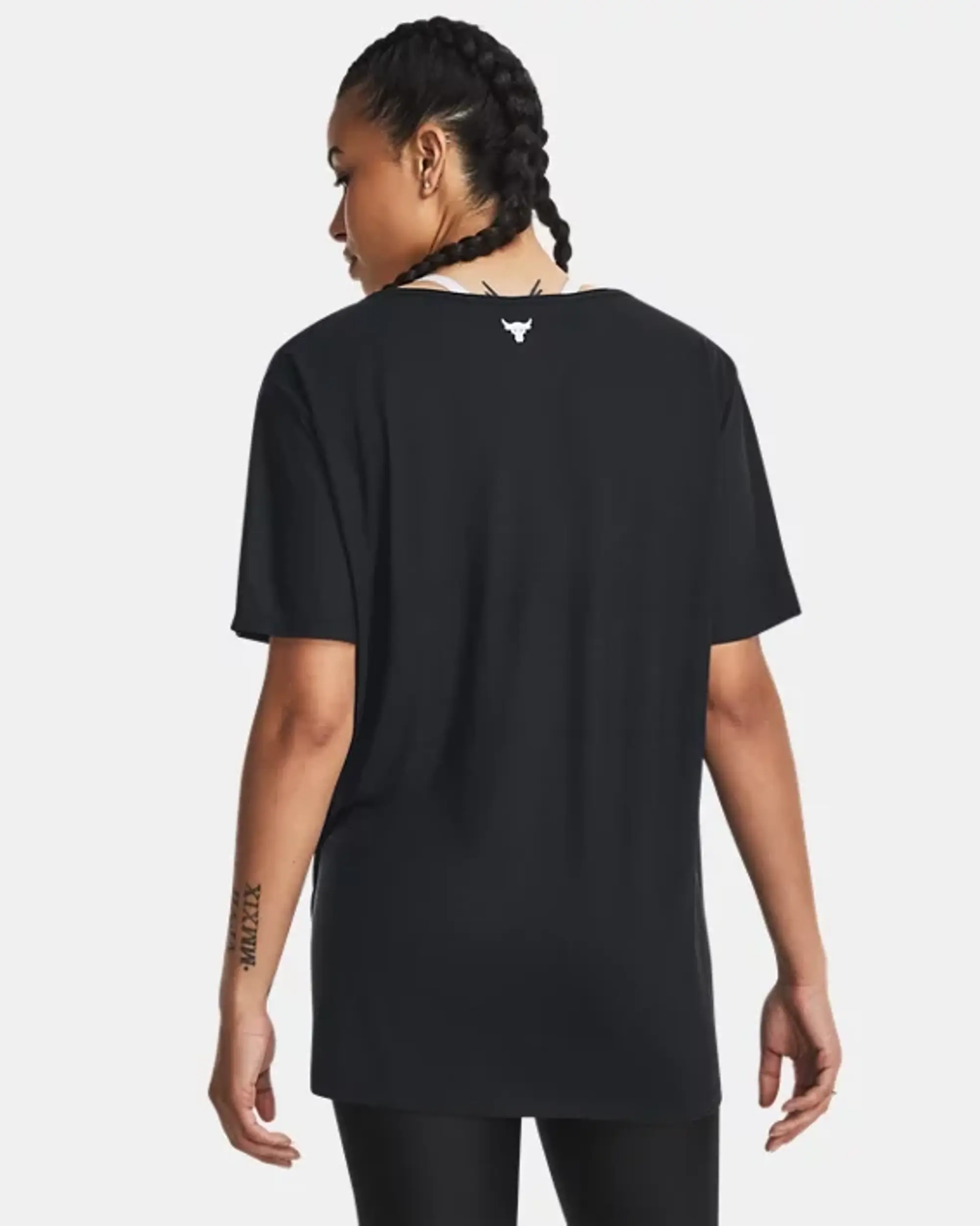 Under Armour Armour Pjt Rck Completer Deep V T Gym Top Womens - Black